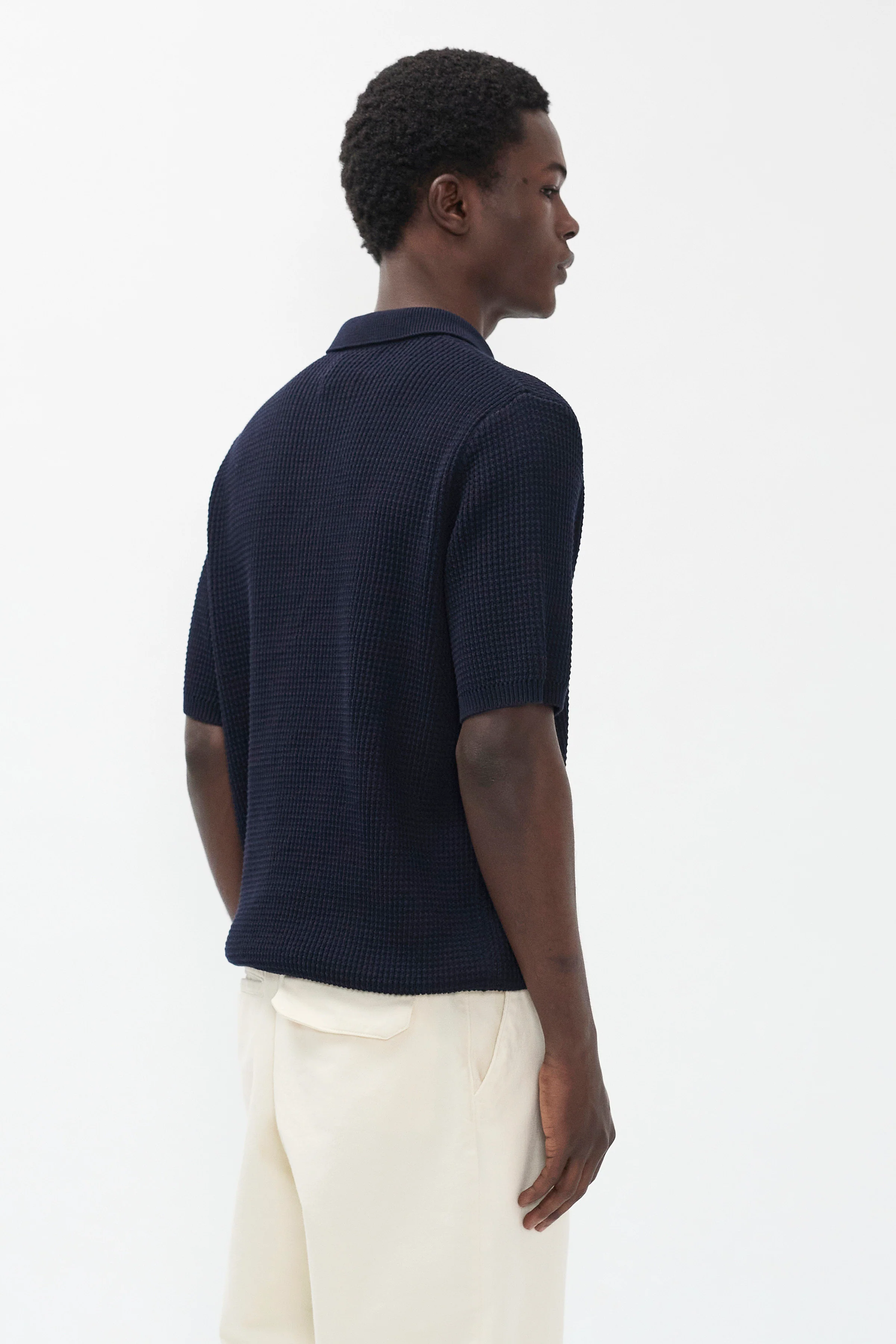 Anholt Cotton Crepe Polo - Image 2