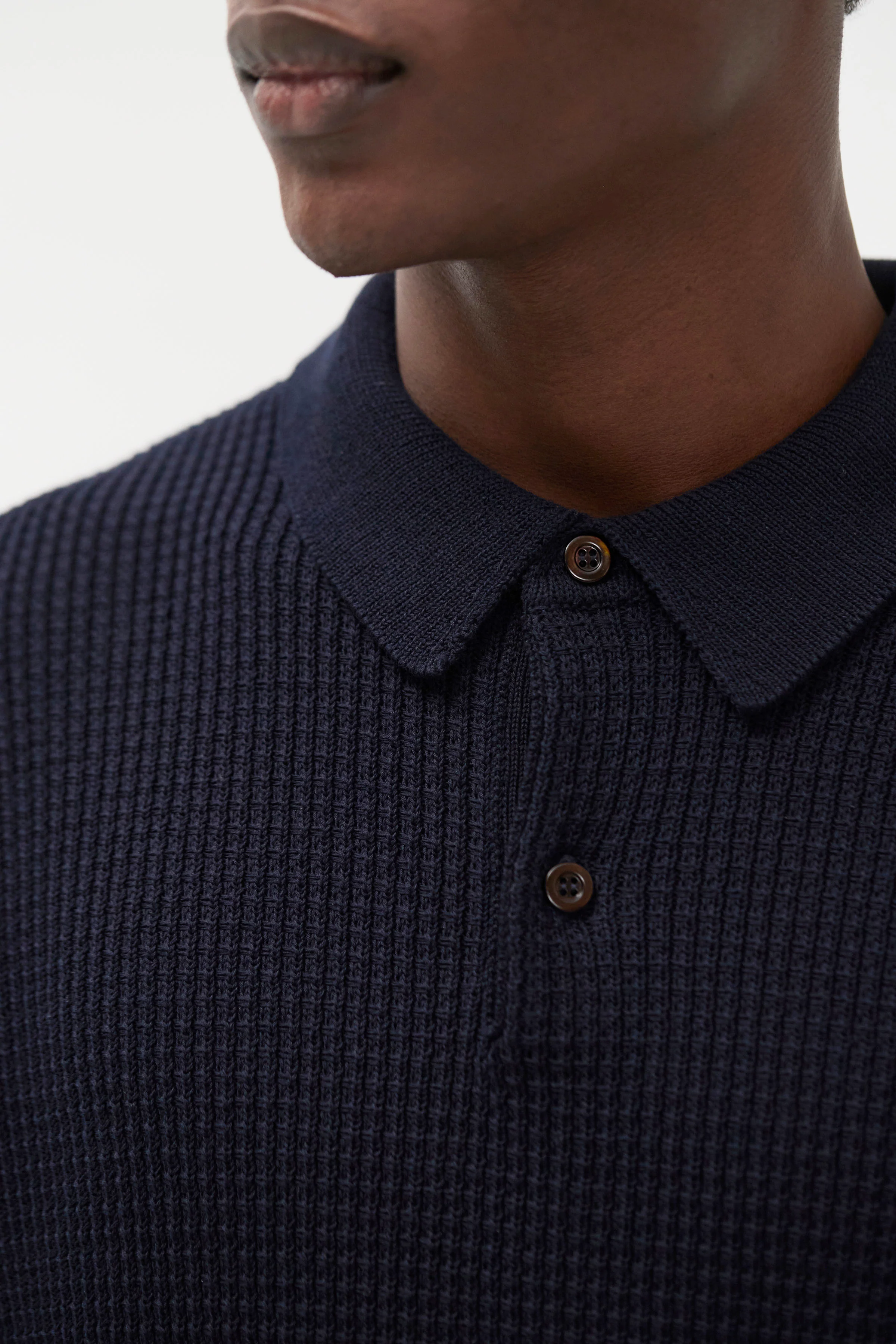 Anholt Cotton Crepe Polo - Image 3