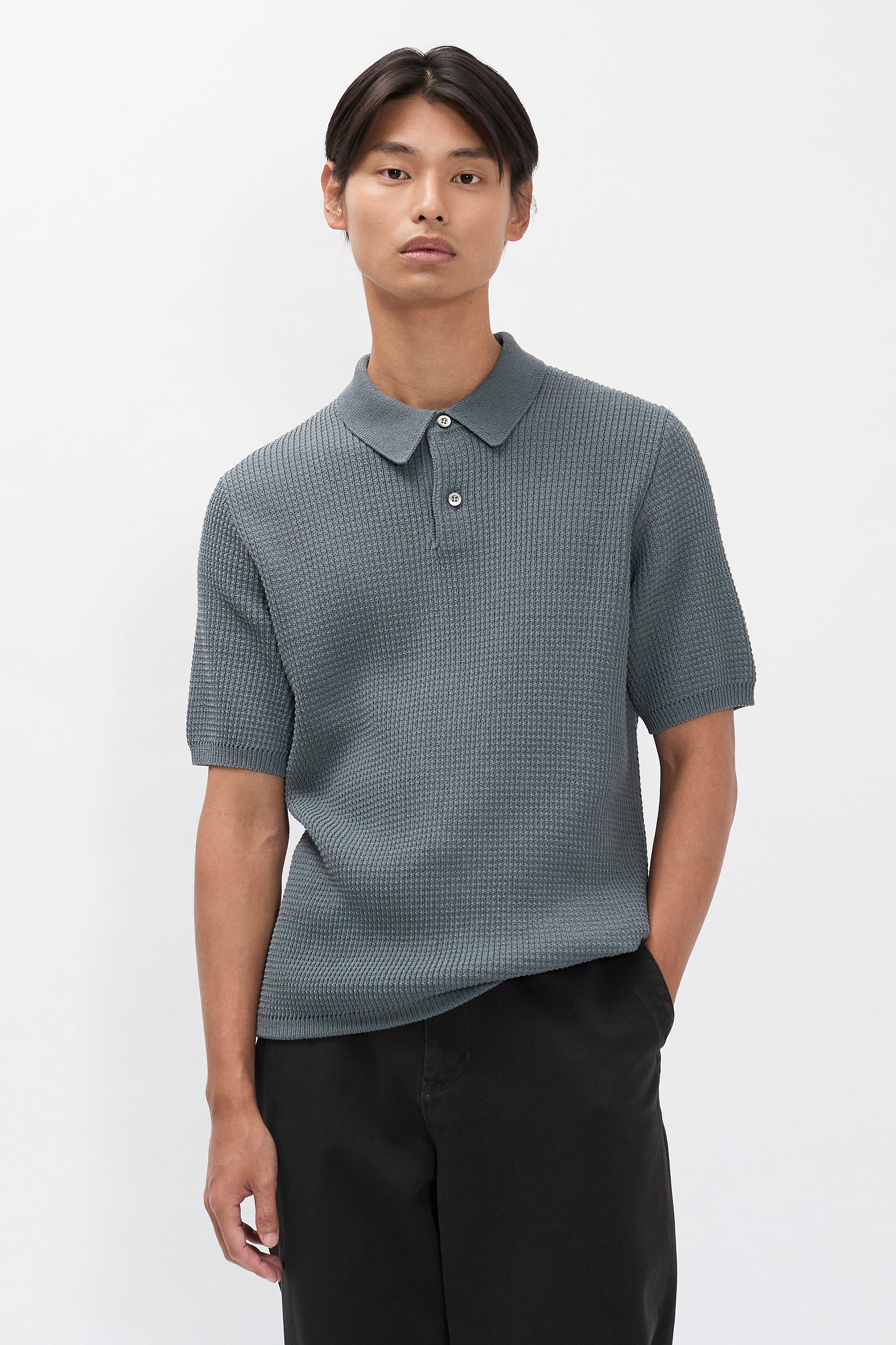 Anholt Cotton Crepe Polo