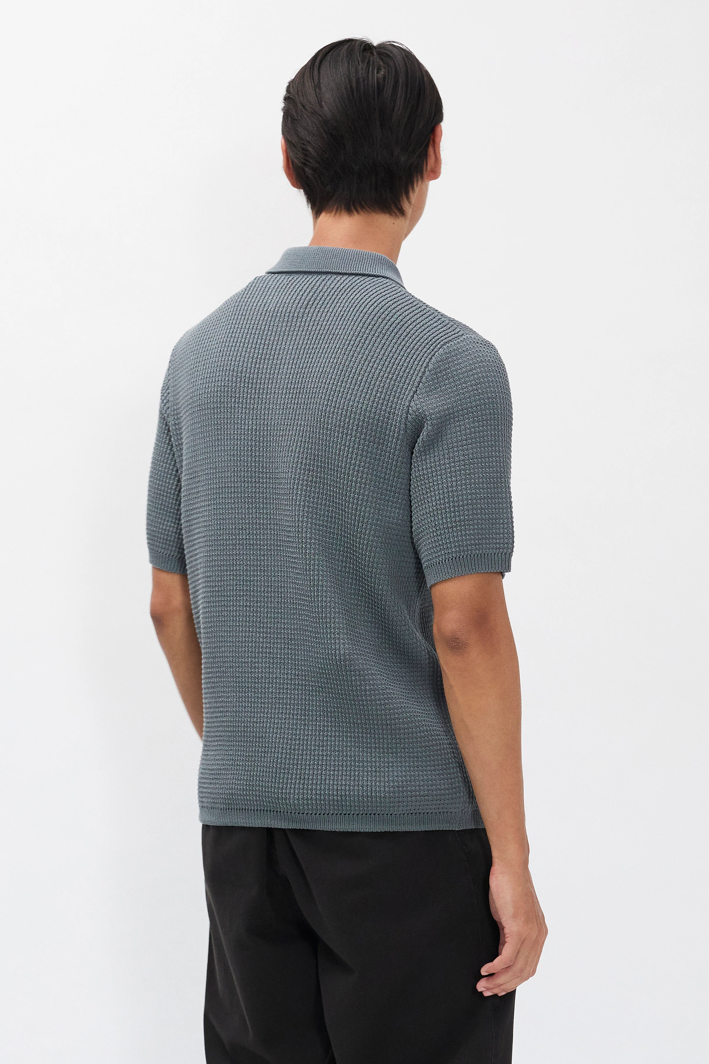 Anholt Cotton Crepe Polo - Image 2