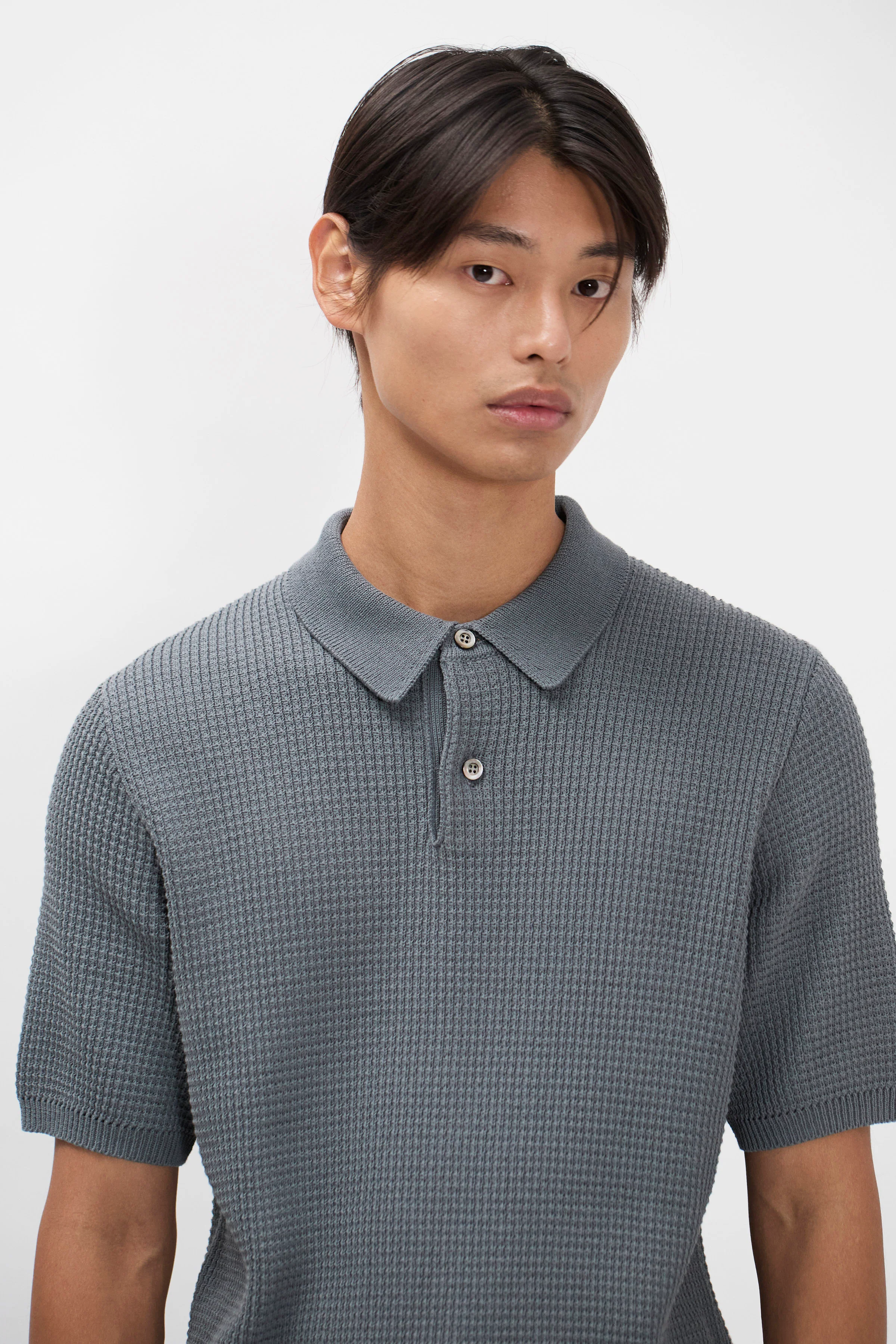 Anholt Cotton Crepe Polo - Image 4