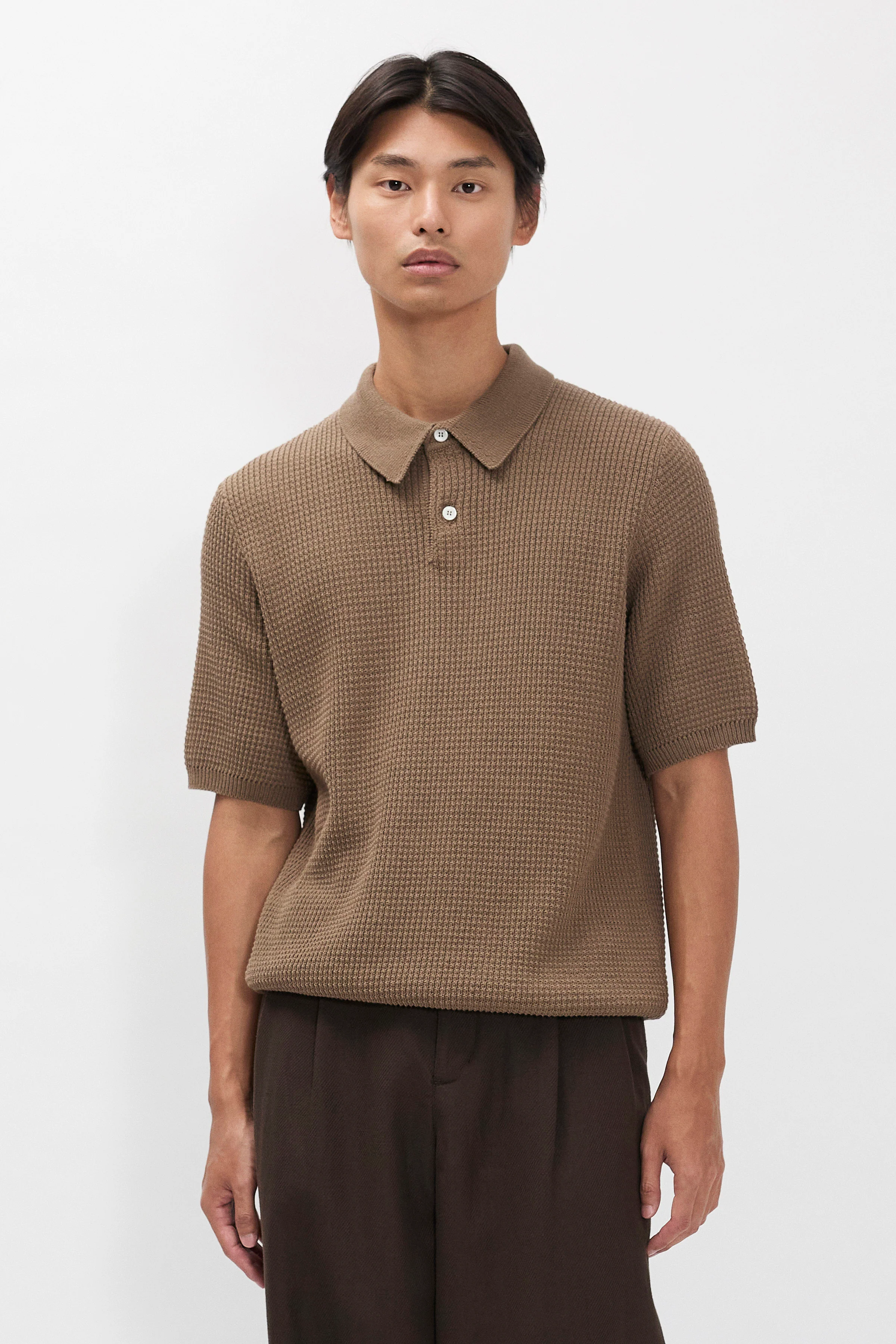 Anholt Cotton Crepe Polo