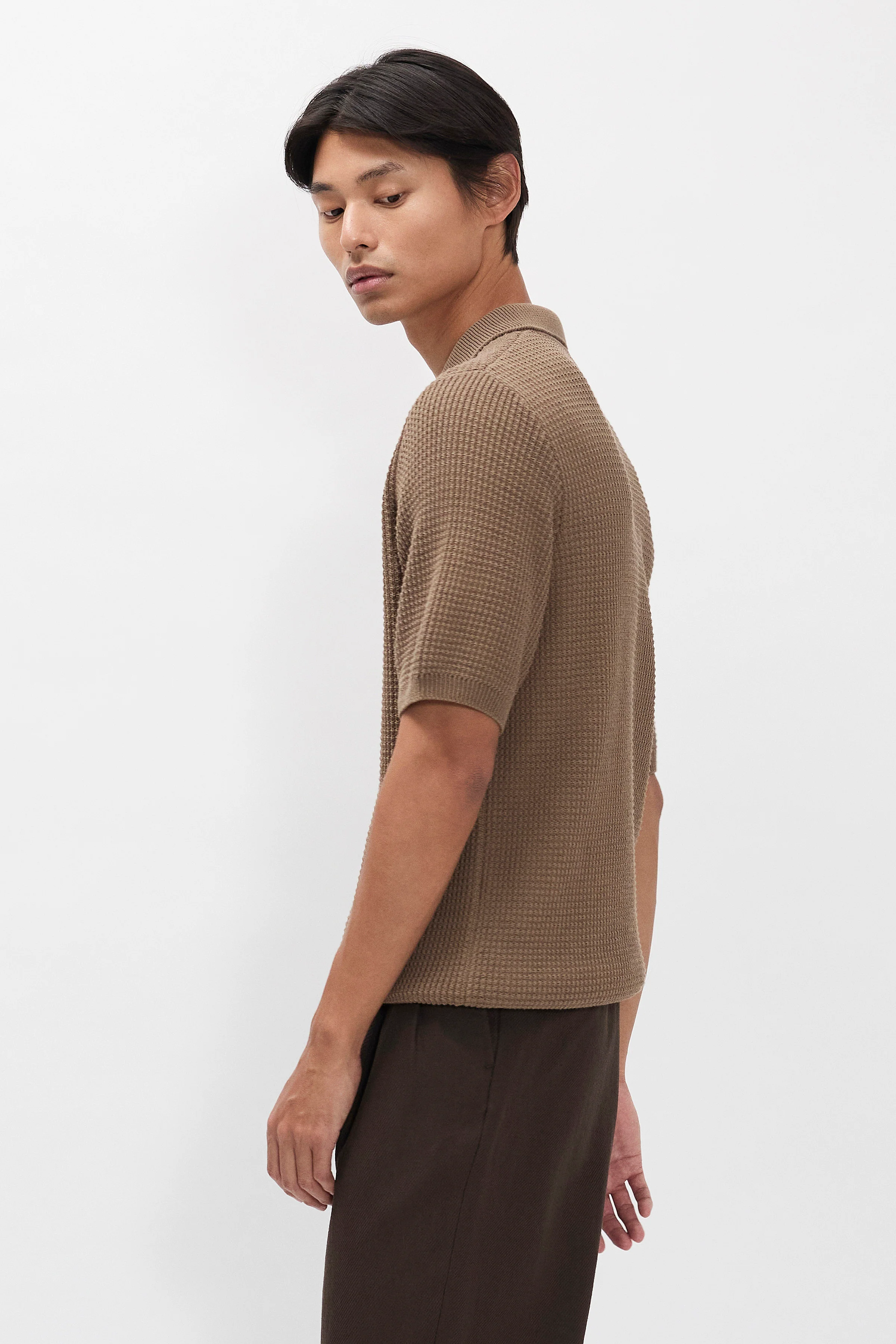 Anholt Cotton Crepe Polo - Image 2