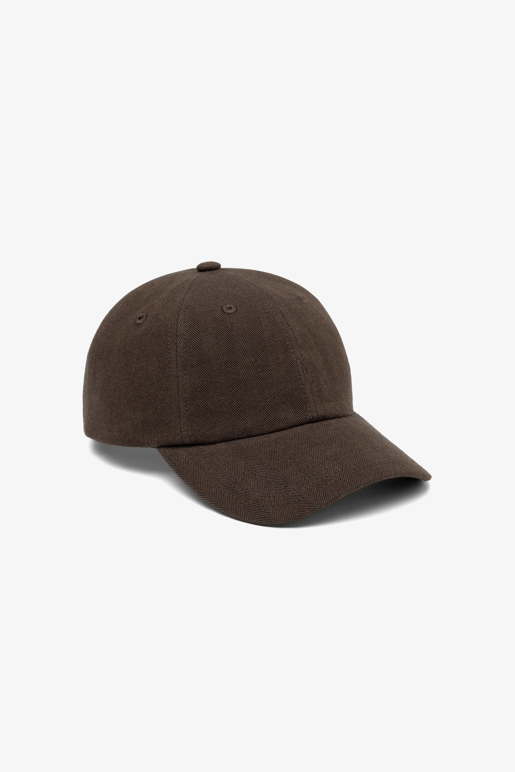 Cotton Wool Herringbone Twill 6-Panel Cap - Image 4
