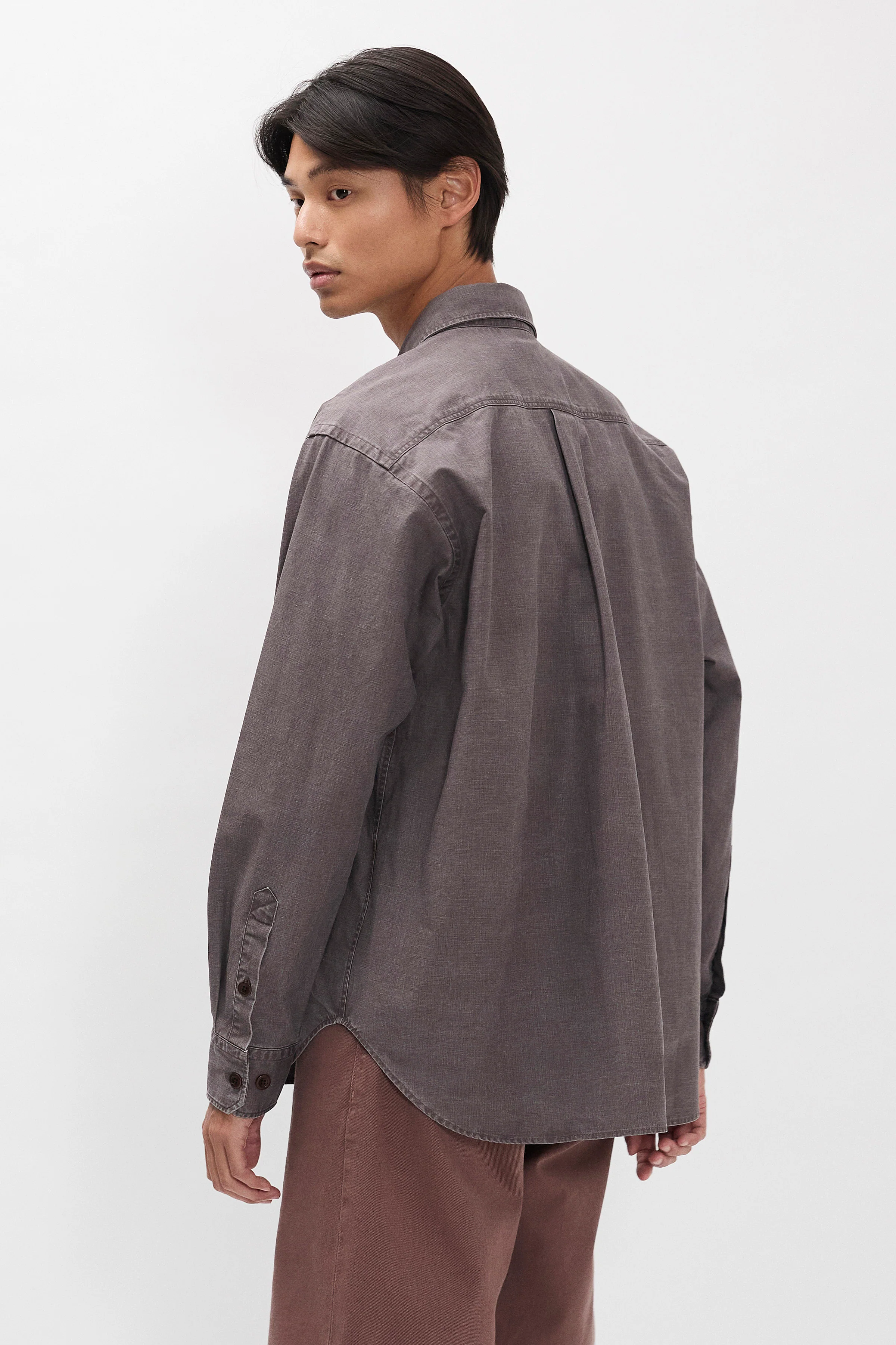 Espevik Faded Pigment Dyed Oversize Utility Shirt - Image 3