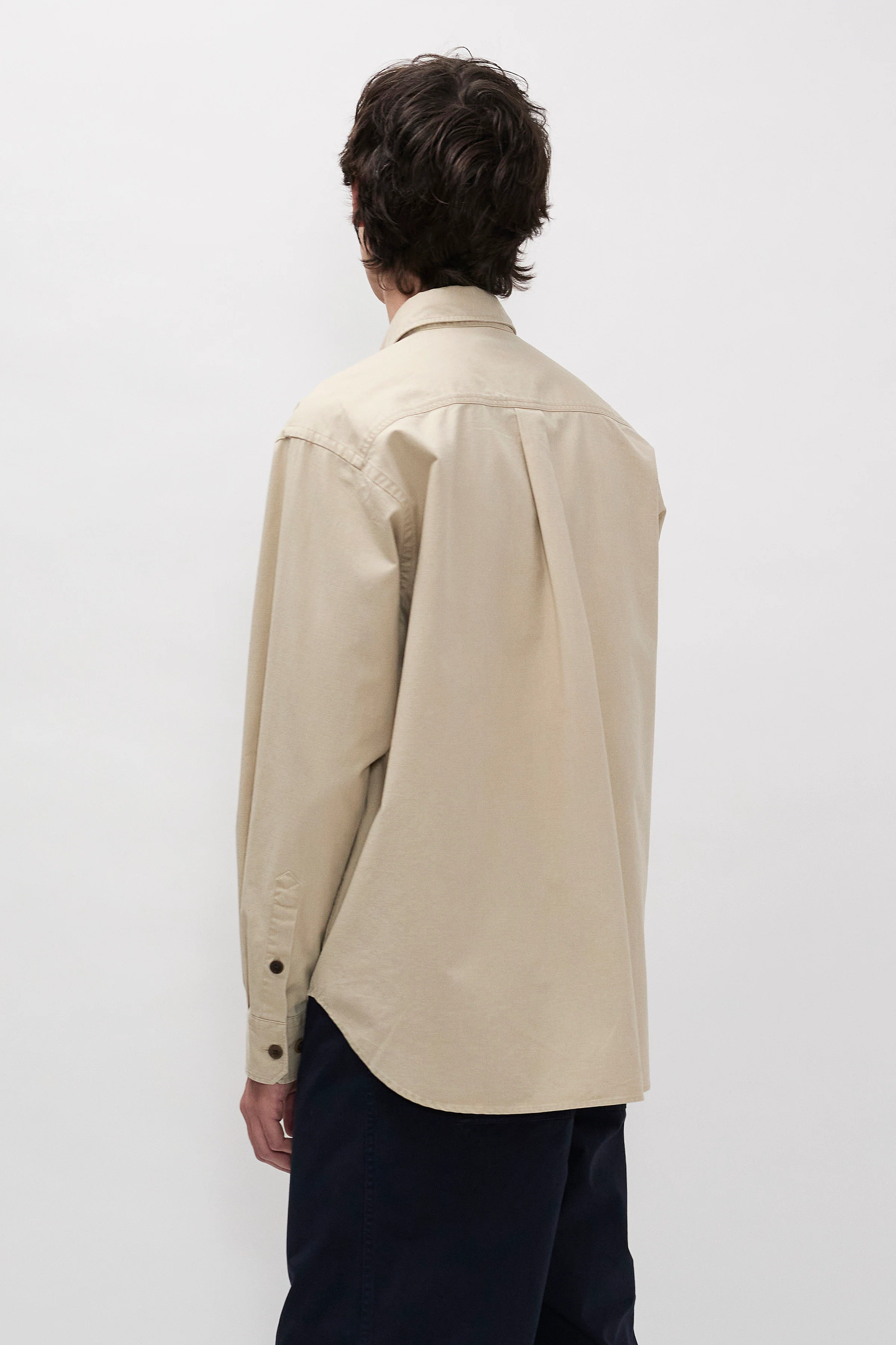 Espevik Faded Pigment Dyed Oversize Utility Shirt - Image 3