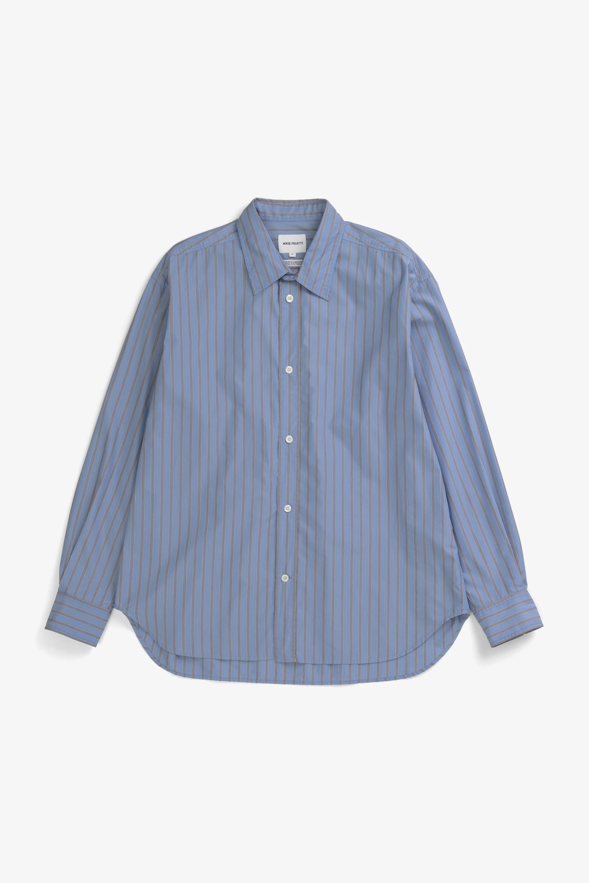 Espevik Fine Cotton Poplin Oversize Shirt - Image 5