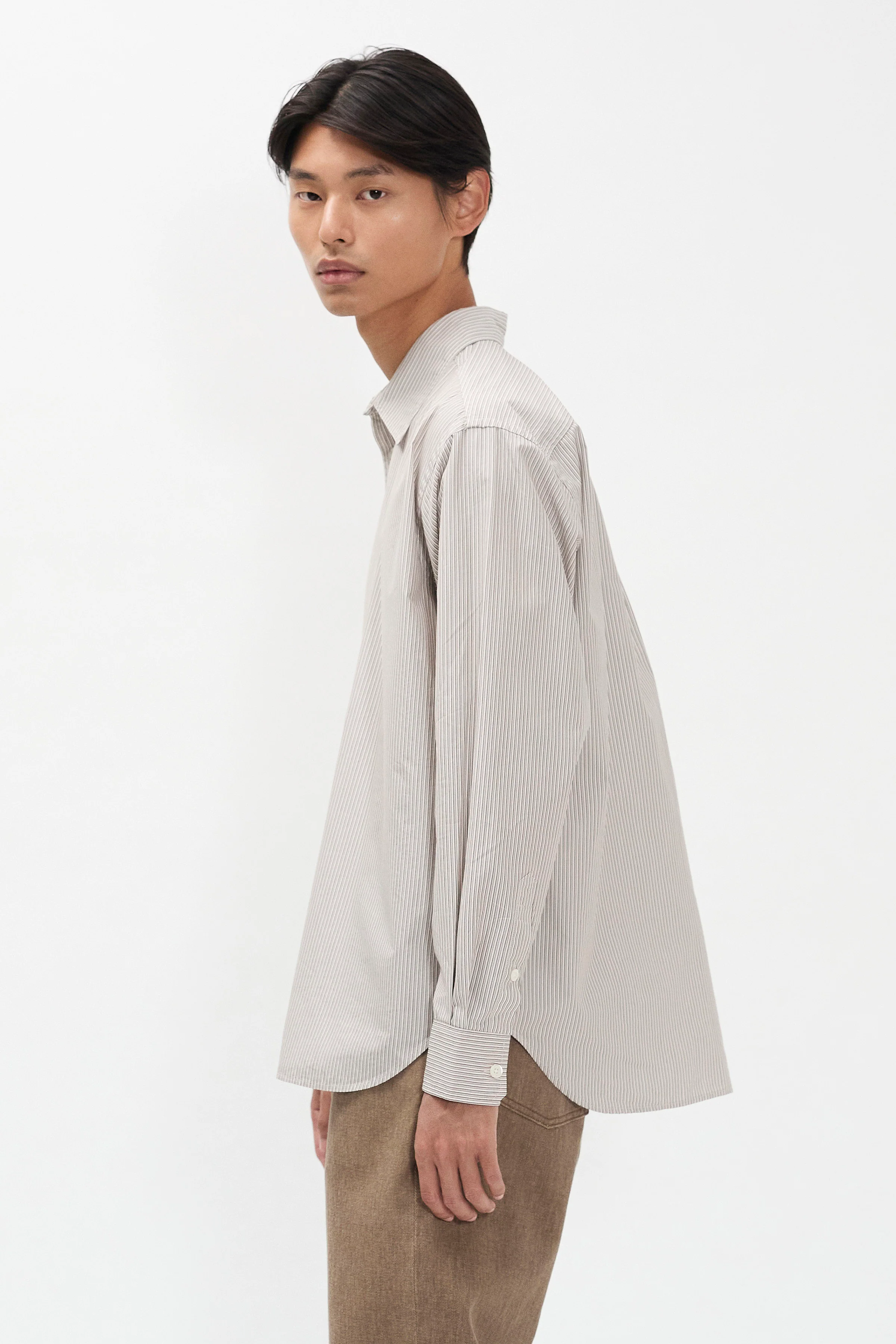 Espevik Fine Cotton Poplin Oversize Shirt - Image 2