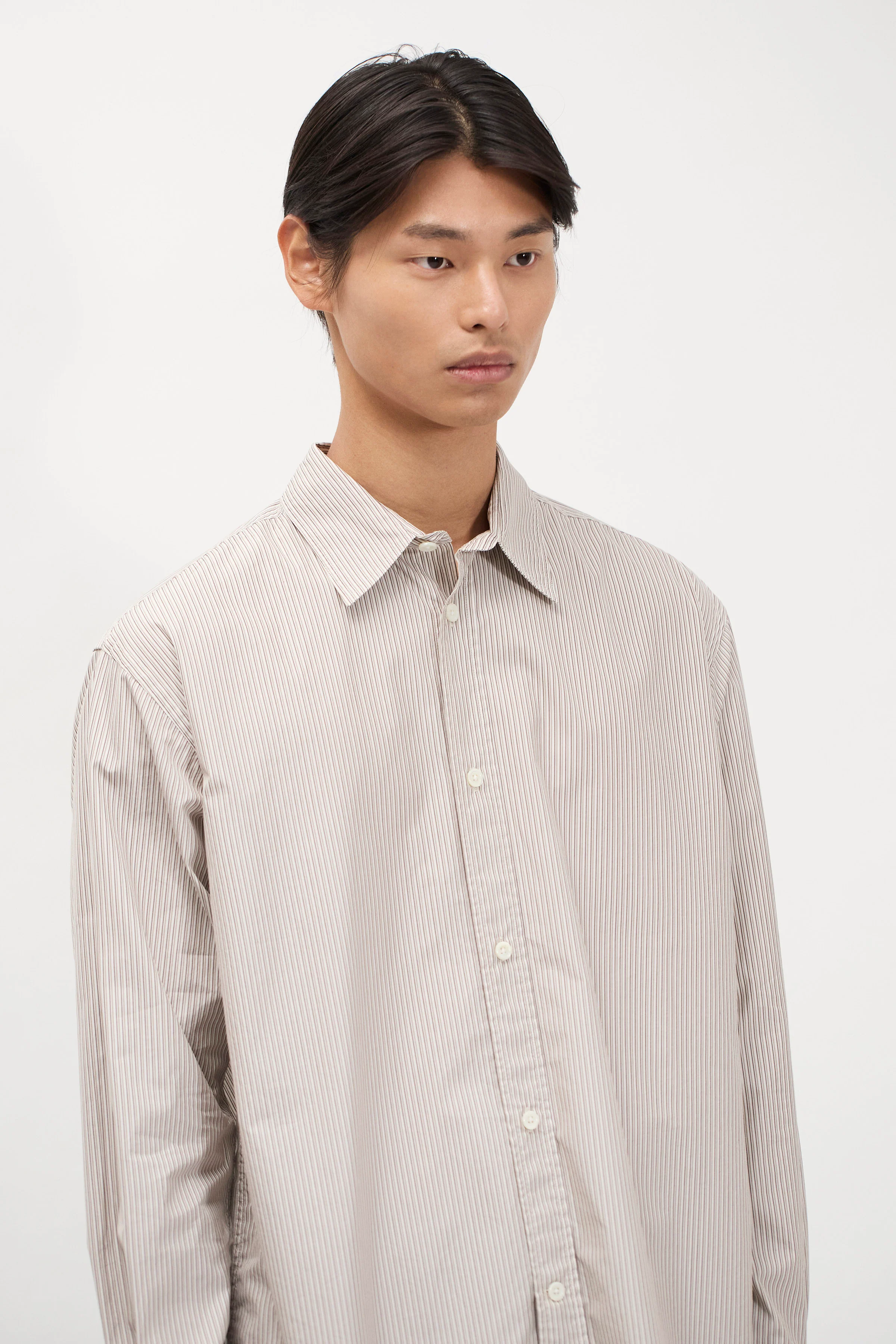 Espevik Fine Cotton Poplin Oversize Shirt - Image 4