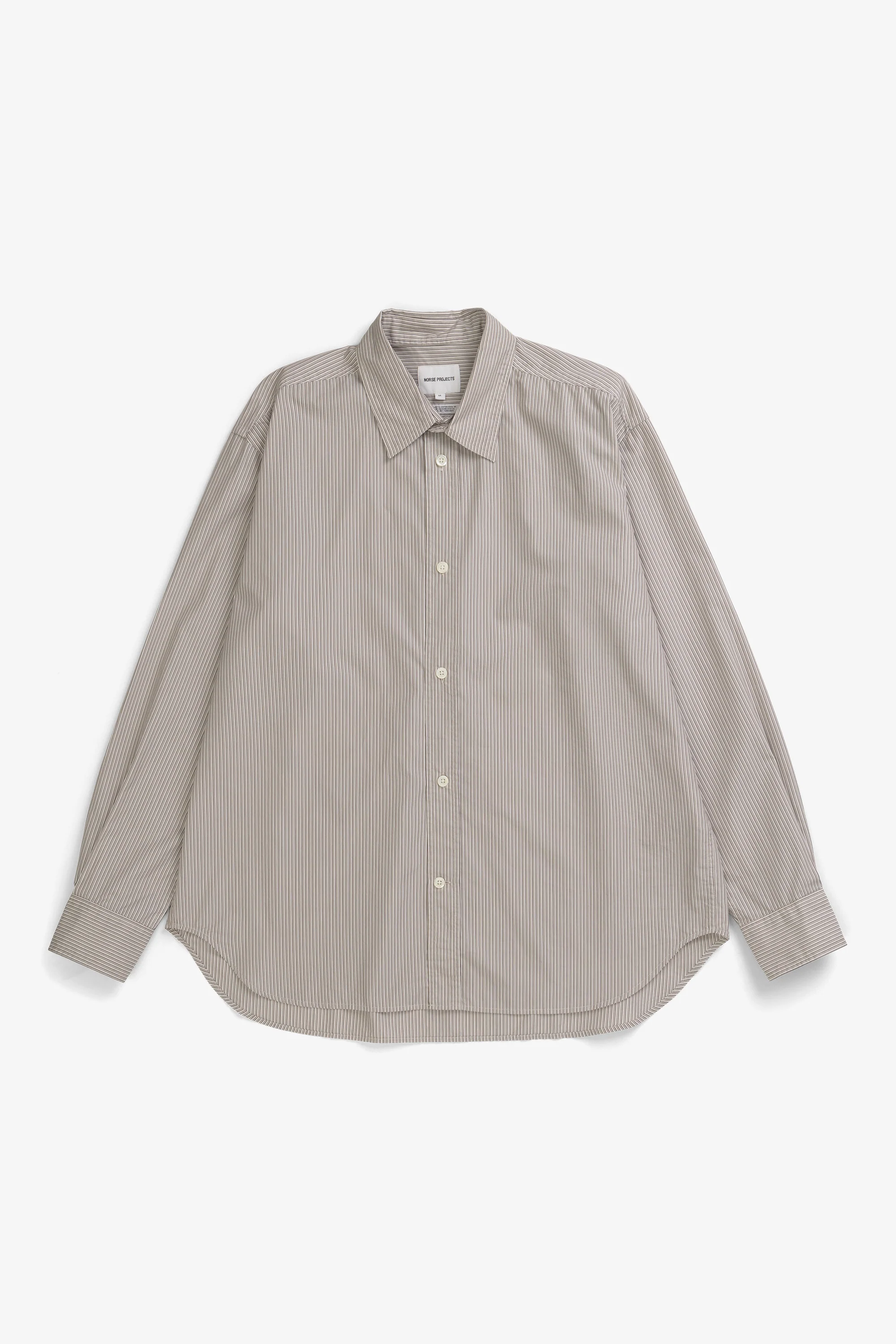 Espevik Fine Cotton Poplin Oversize Shirt - Image 7