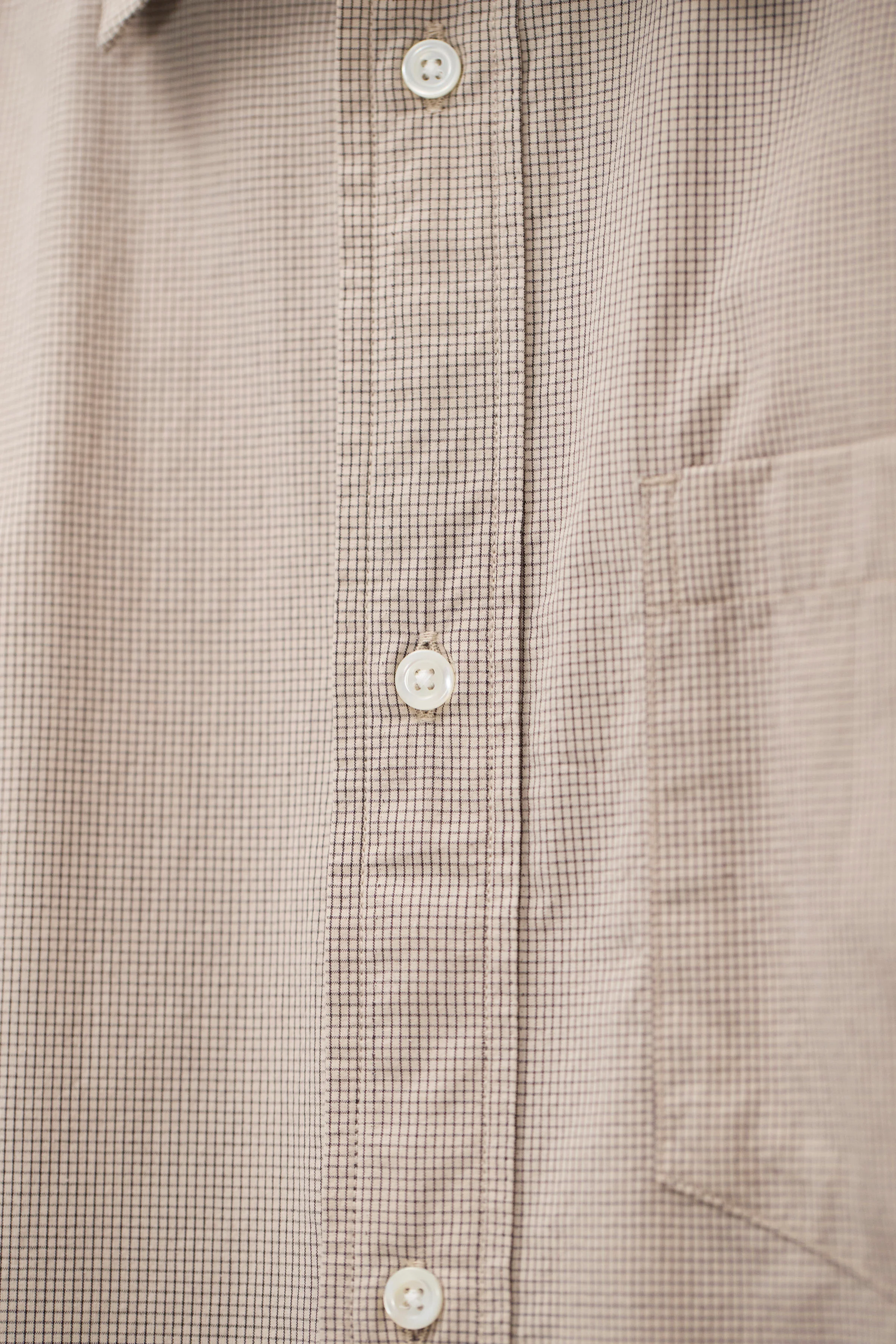 Espevik Oversize Micro Poplin Check Shirt - Image 4