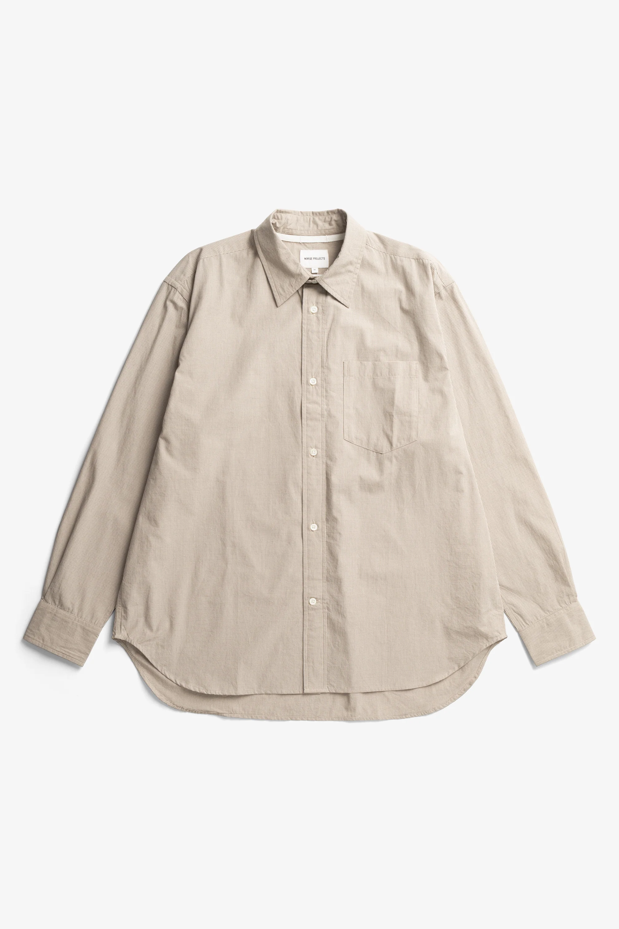 Espevik Oversize Micro Poplin Check Shirt - Image 5