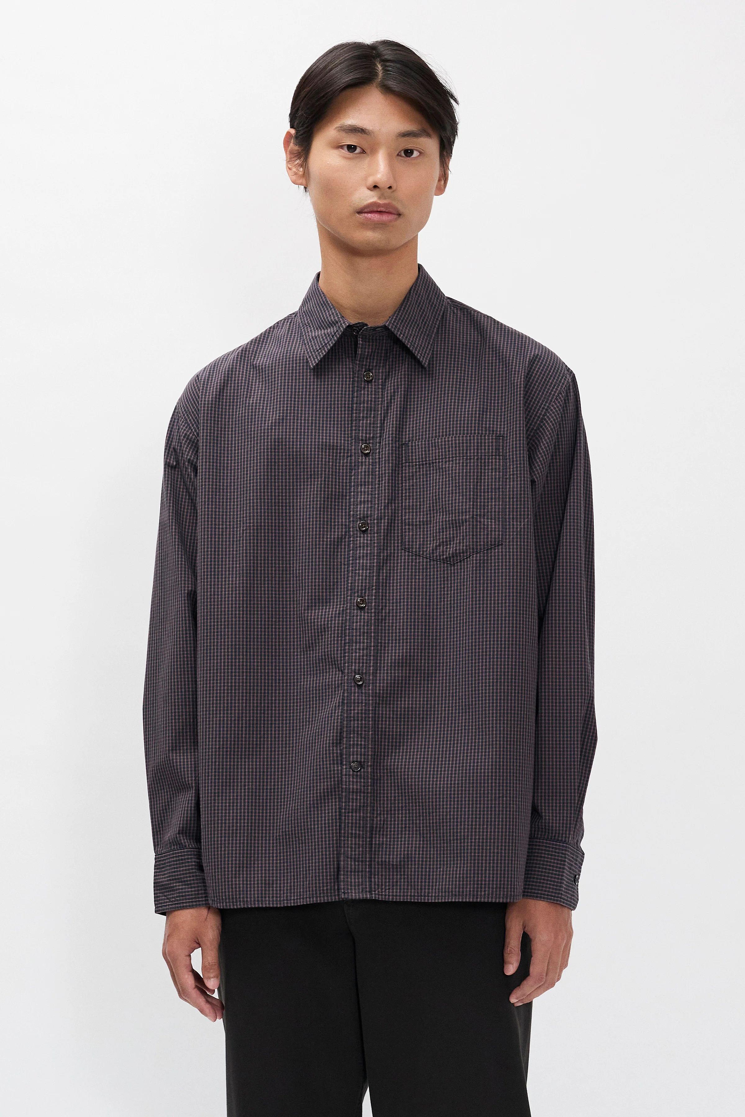 Espevik Oversize Poplin Check Shirt