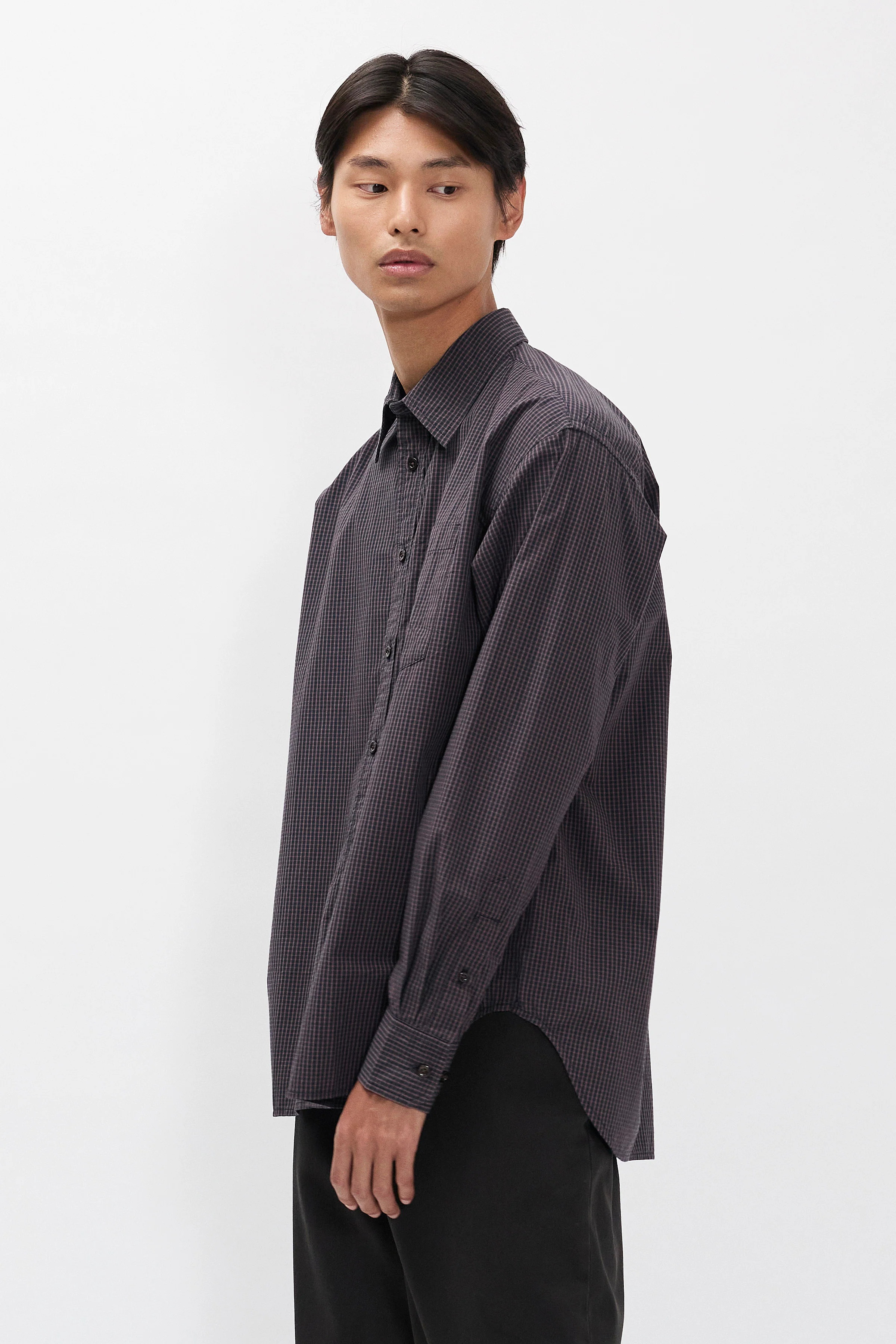 Espevik Oversize Poplin Check Shirt - Image 2