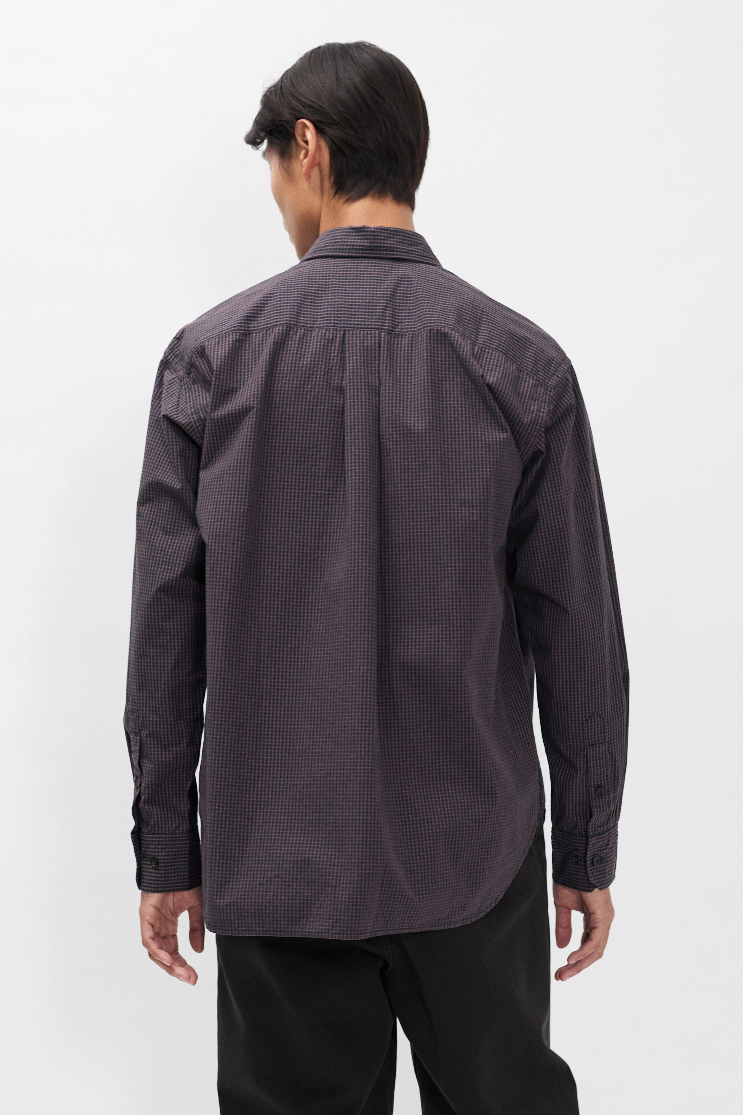 Espevik Oversize Poplin Check Shirt - Image 3