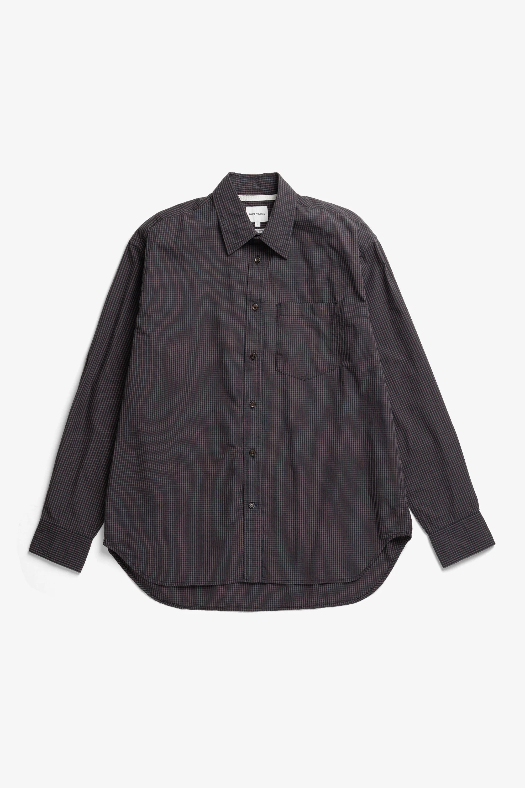 Espevik Oversize Poplin Check Shirt - Image 6