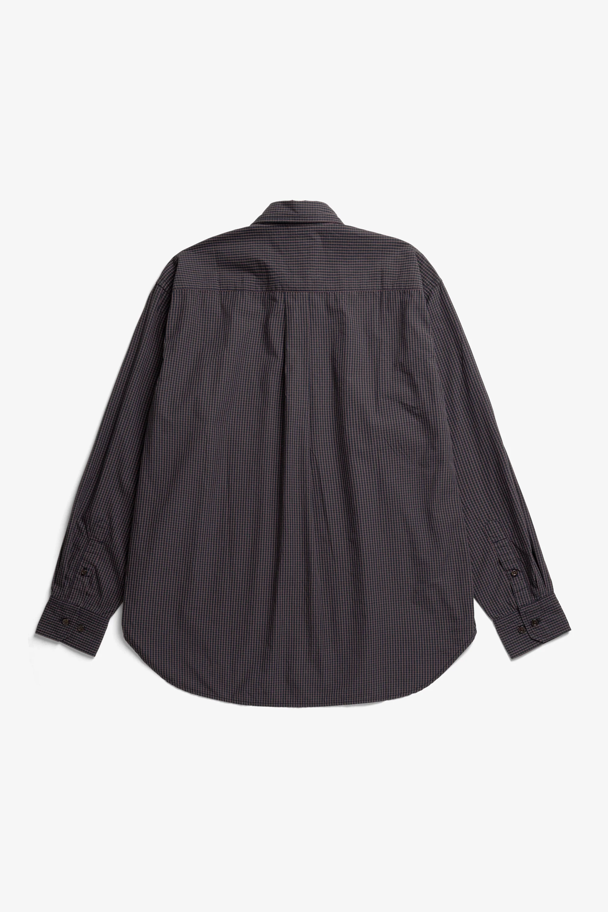 Espevik Oversize Poplin Check Shirt - Image 7