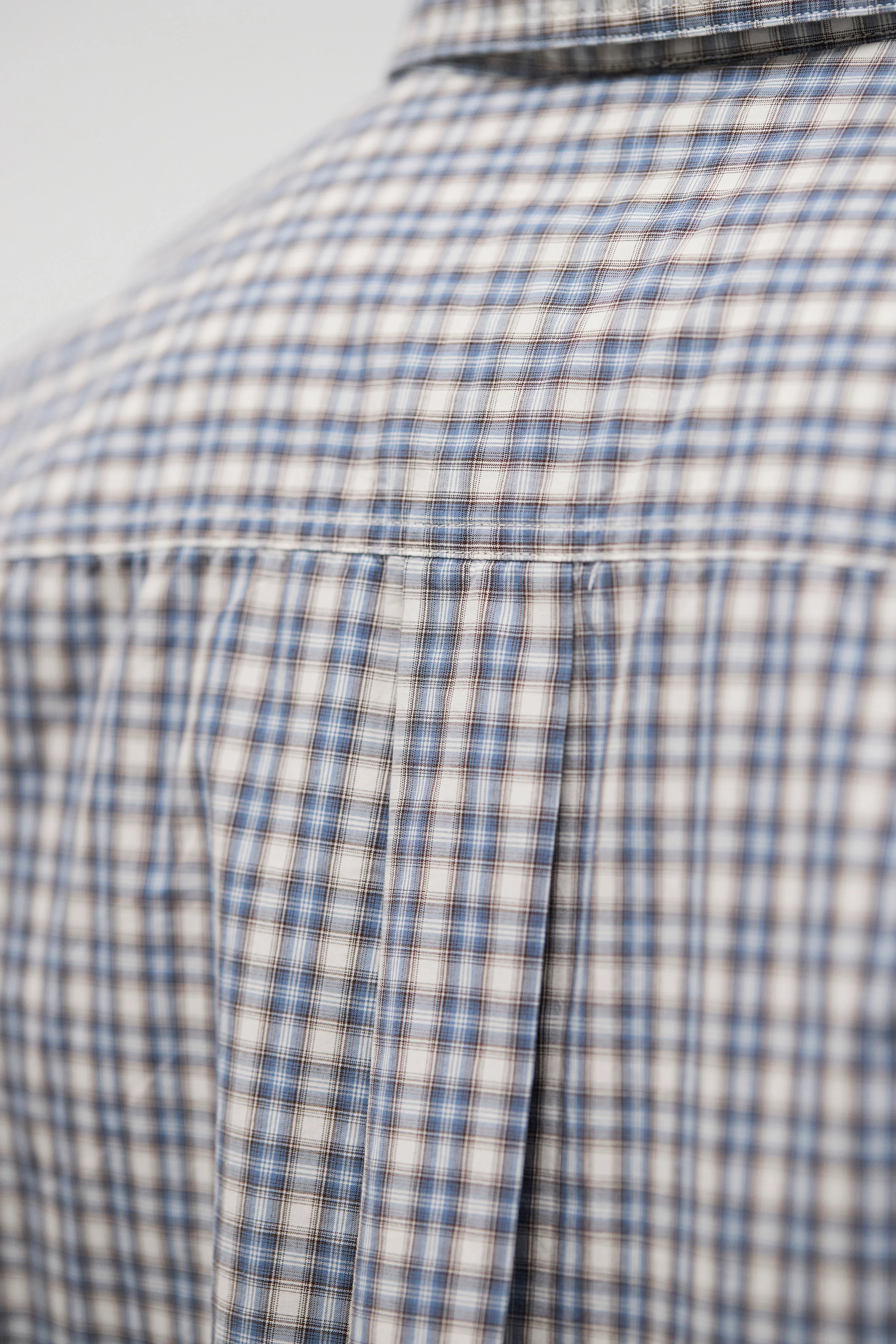 Falster Fine Check Oversize Shirt - Image 5