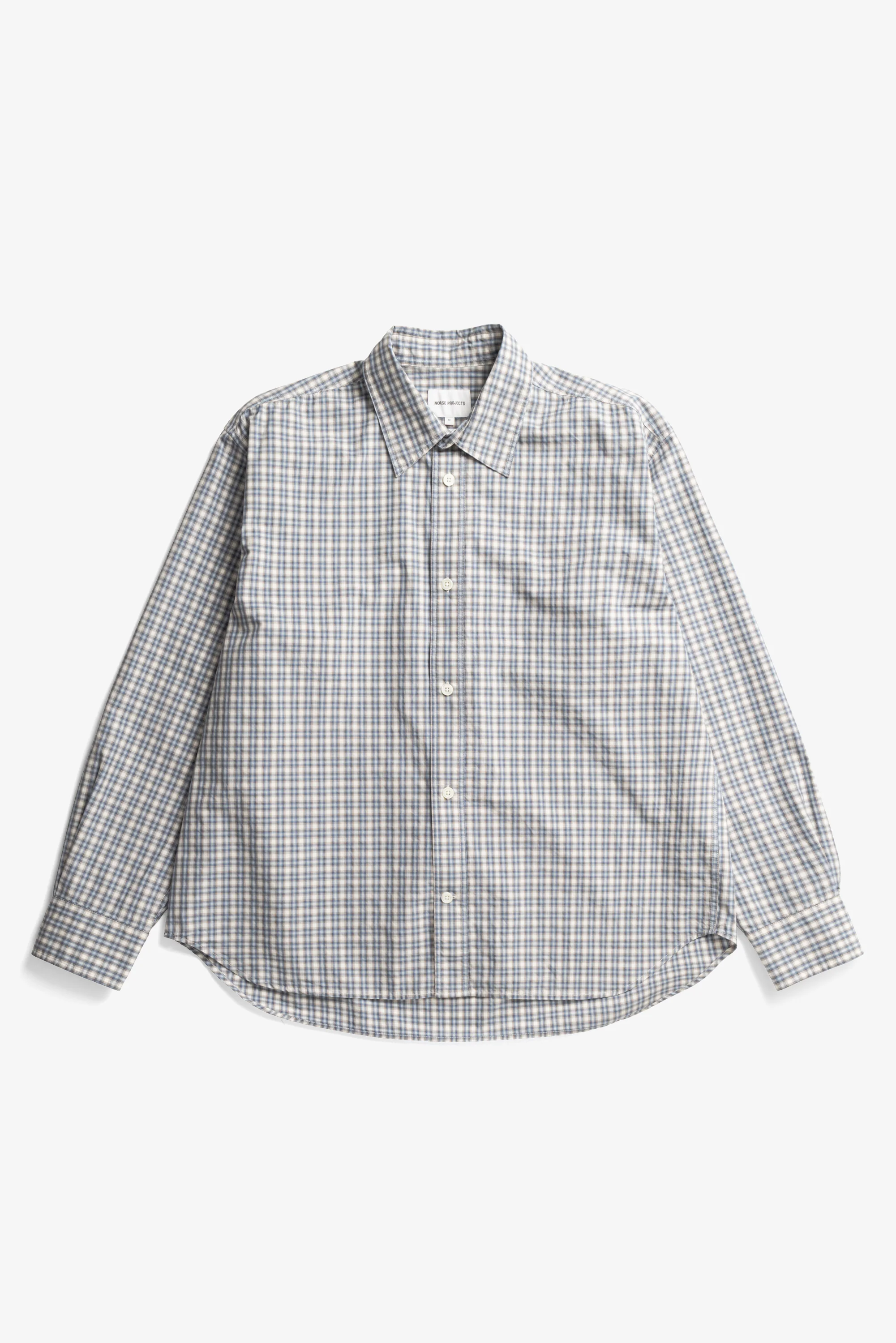 Falster Fine Check Oversize Shirt - Image 6