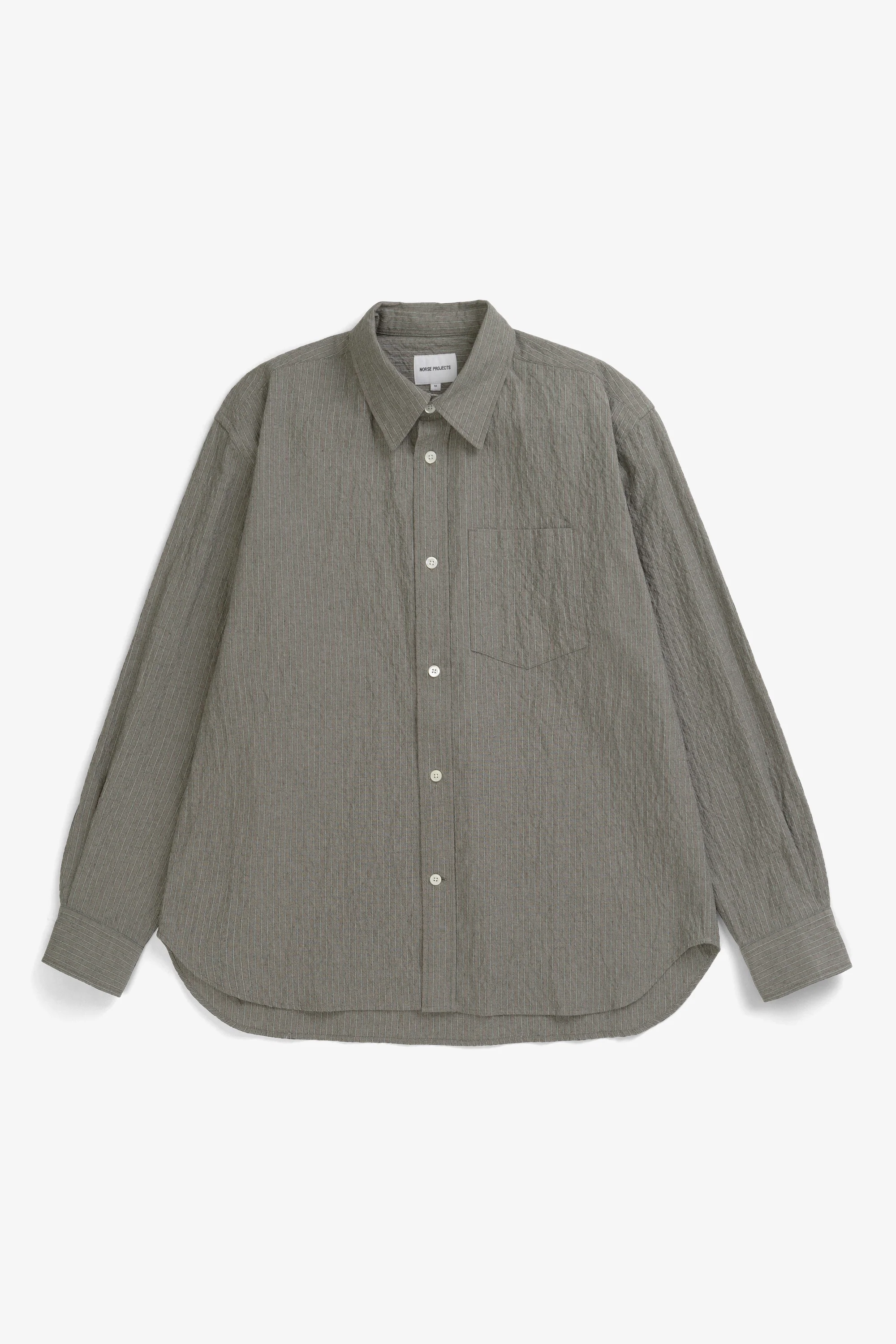 Falster Oversized Textured Stripe Shirt - Image 5