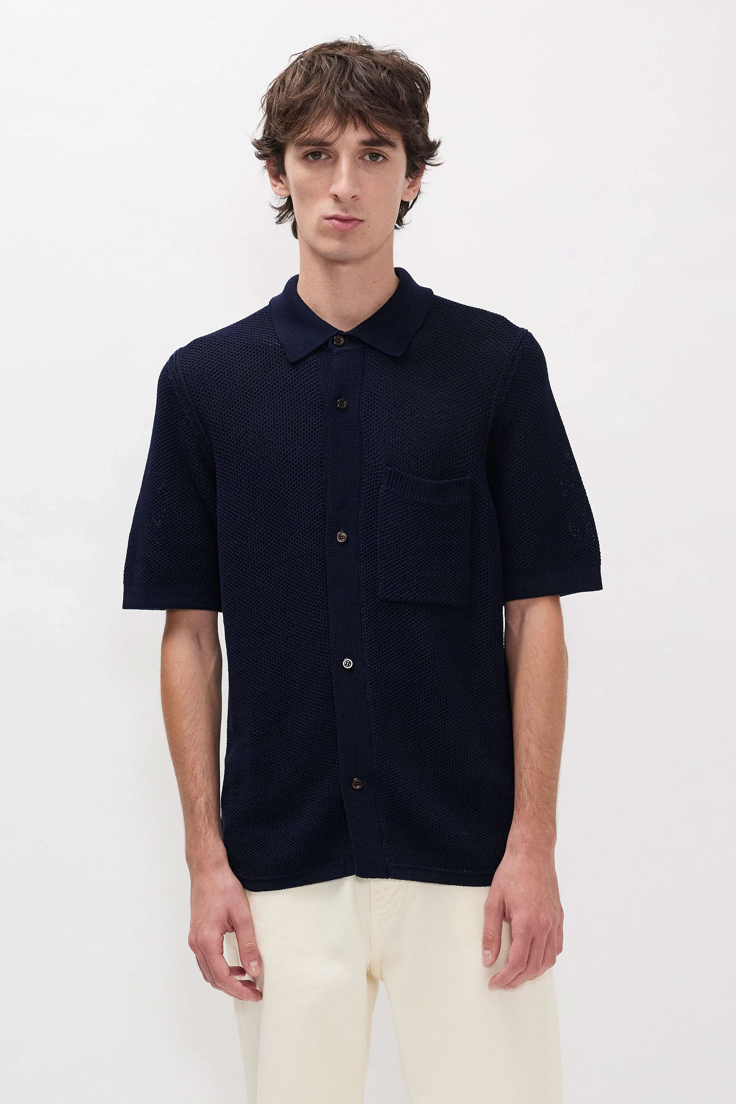 Fredensborg Mercerised Cotton Knitted Shirt