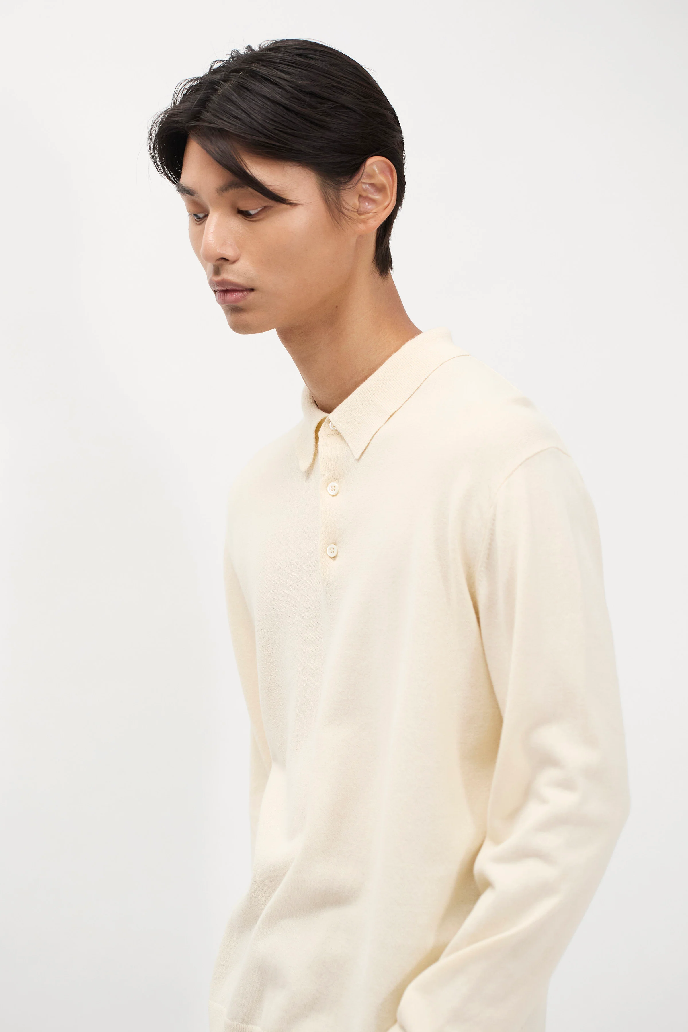 Gudme Cotton Paper Polo - Image 4