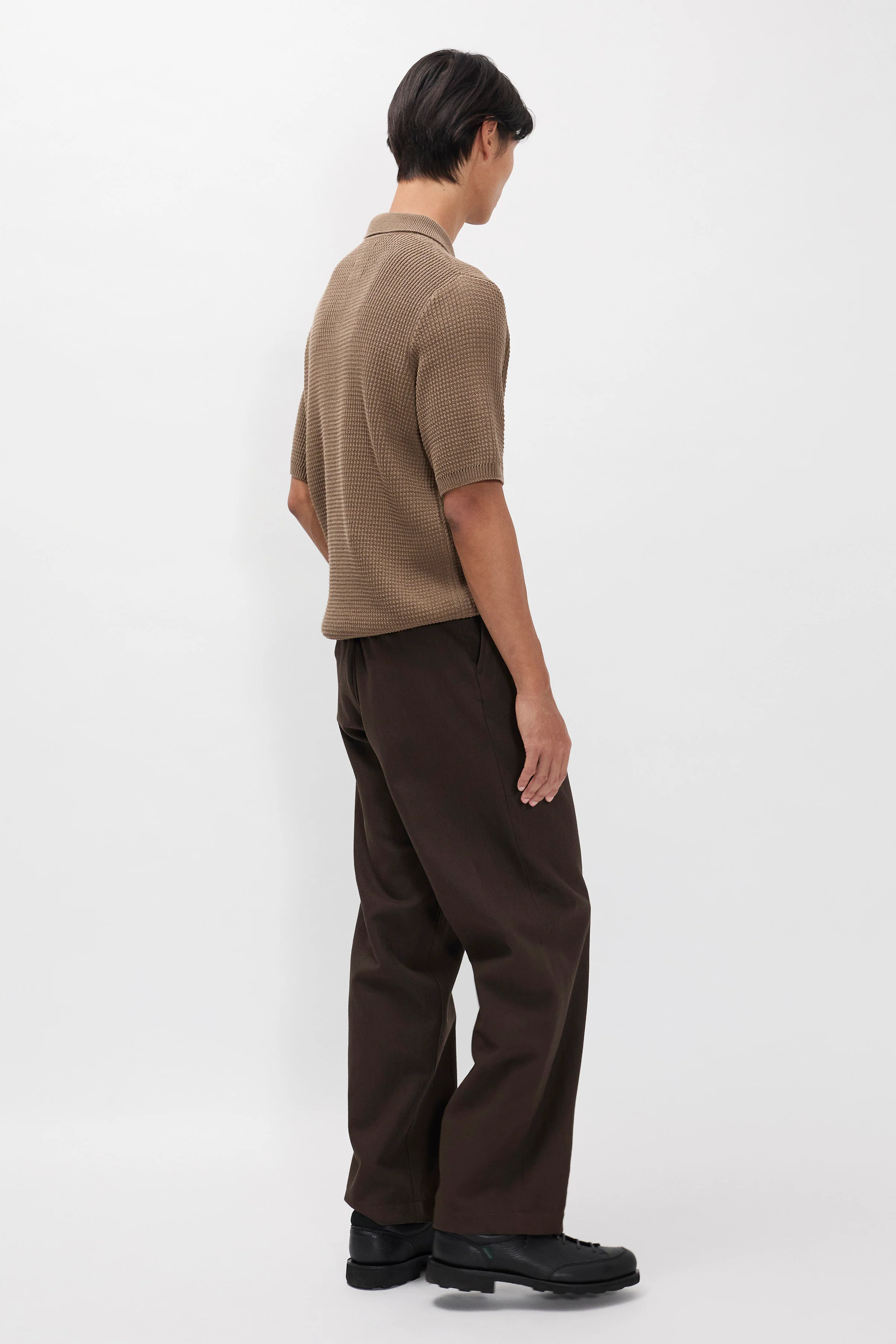 Hestur Relaxed Cotton Linen Twill Pleated Trouser - Image 2