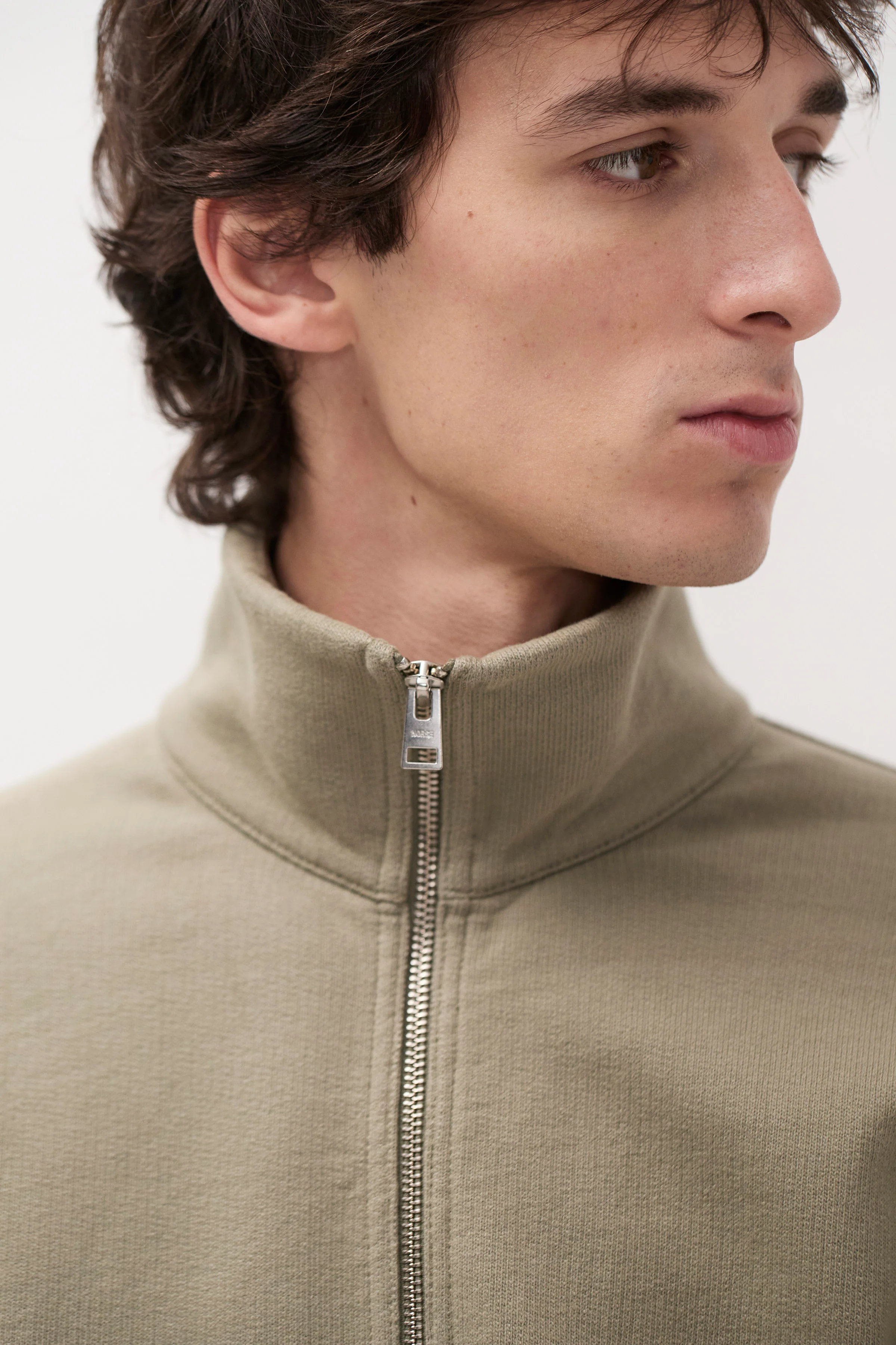 Hornidal Relaxed Organic Loopback Track Jacket - Image 4