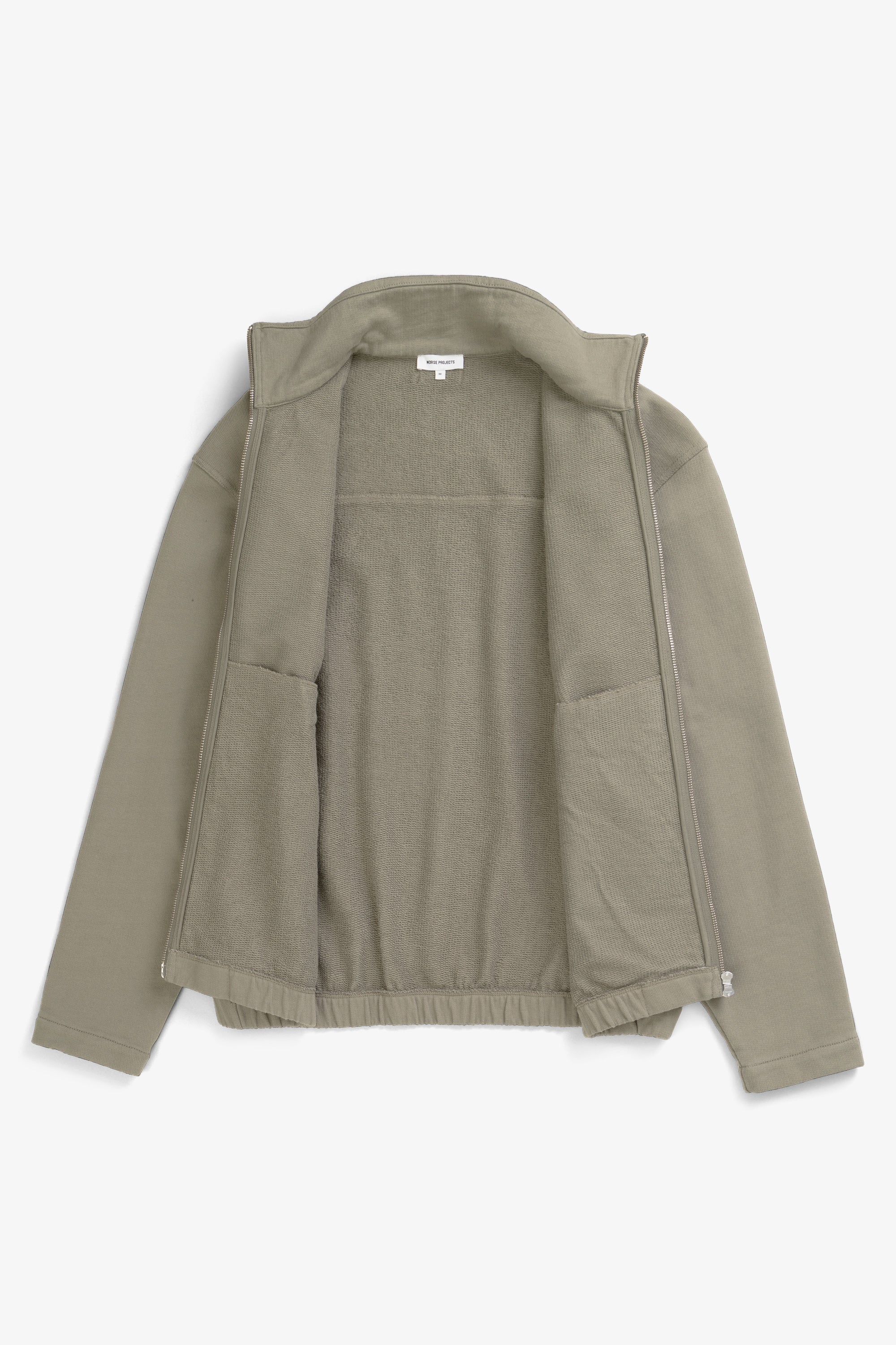 Hornidal Relaxed Organic Loopback Track Jacket - Image 7