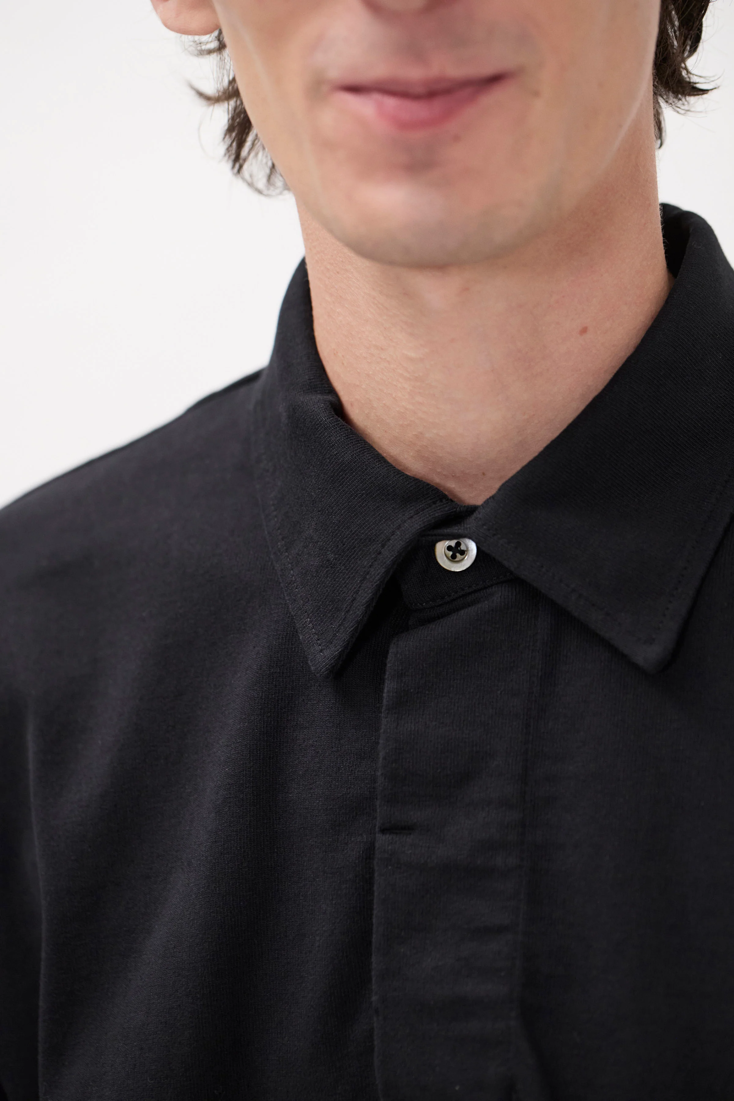 Isefjord Compact Cotton LS Polo - Image 3