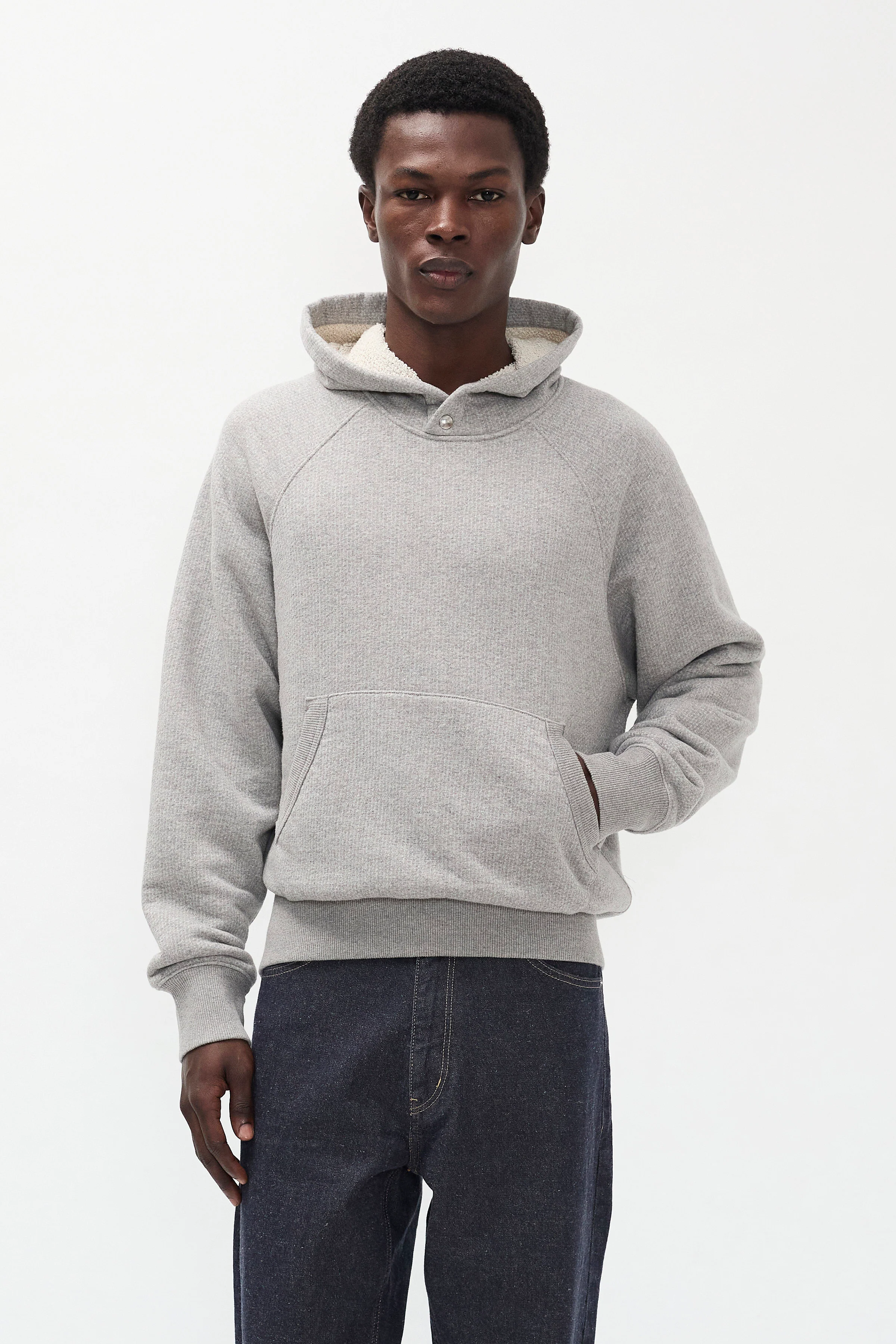 Kerid Relaxed Pile Loopback Hoodie