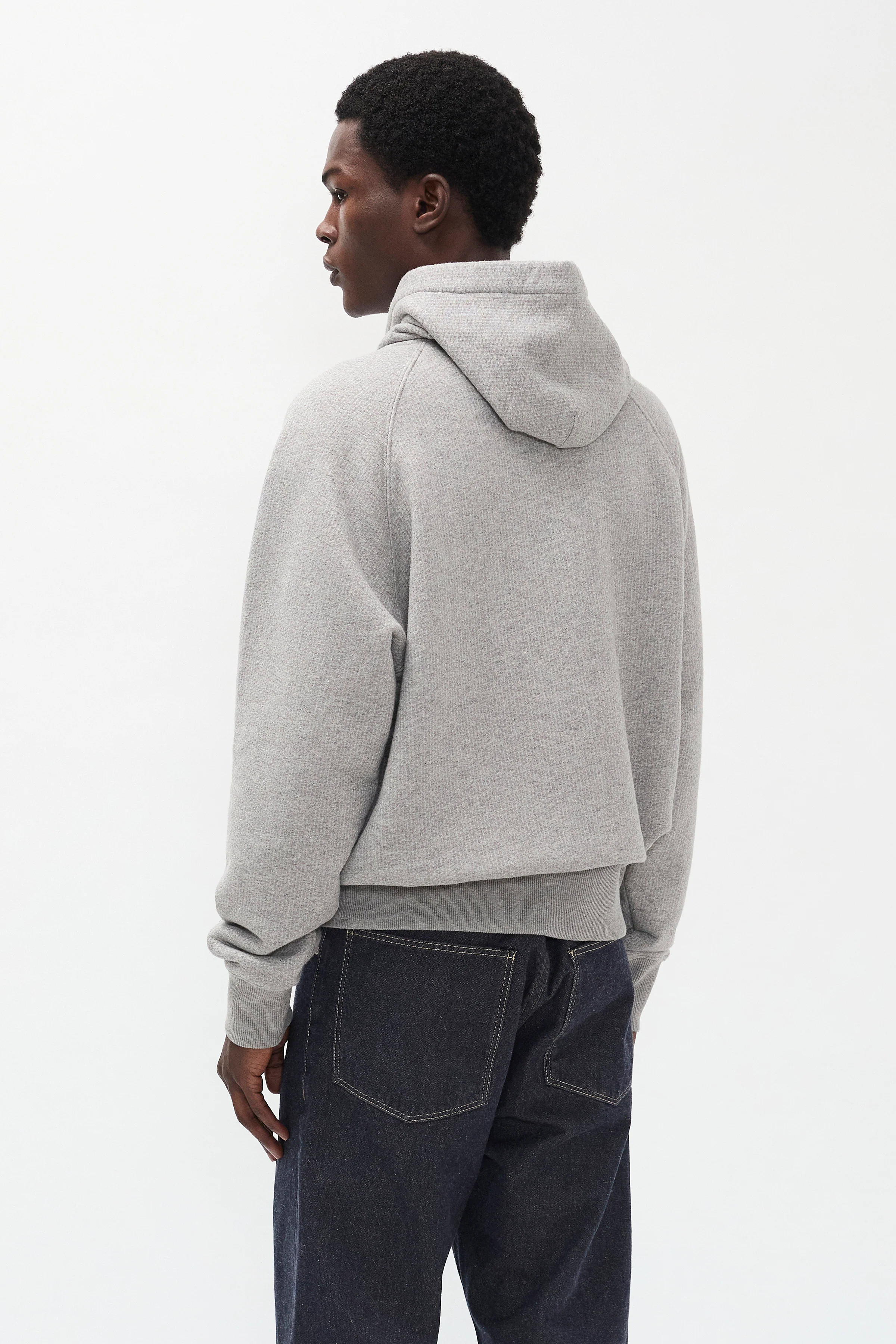 Kerid Relaxed Pile Loopback Hoodie - Image 2