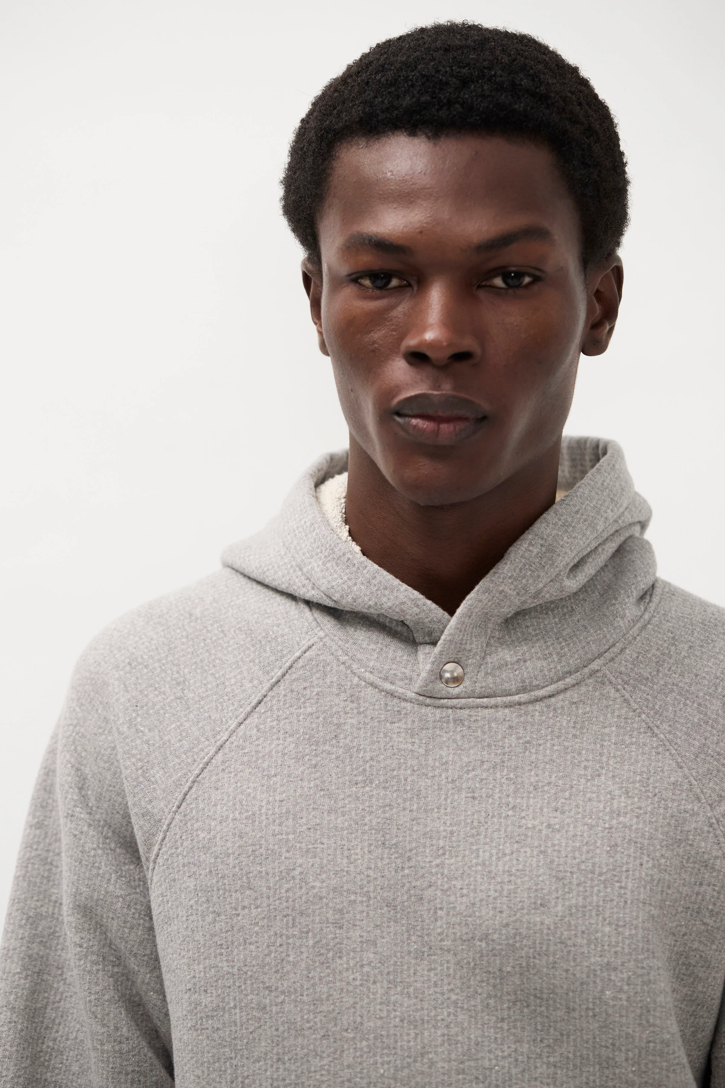 Kerid Relaxed Pile Loopback Hoodie - Image 3