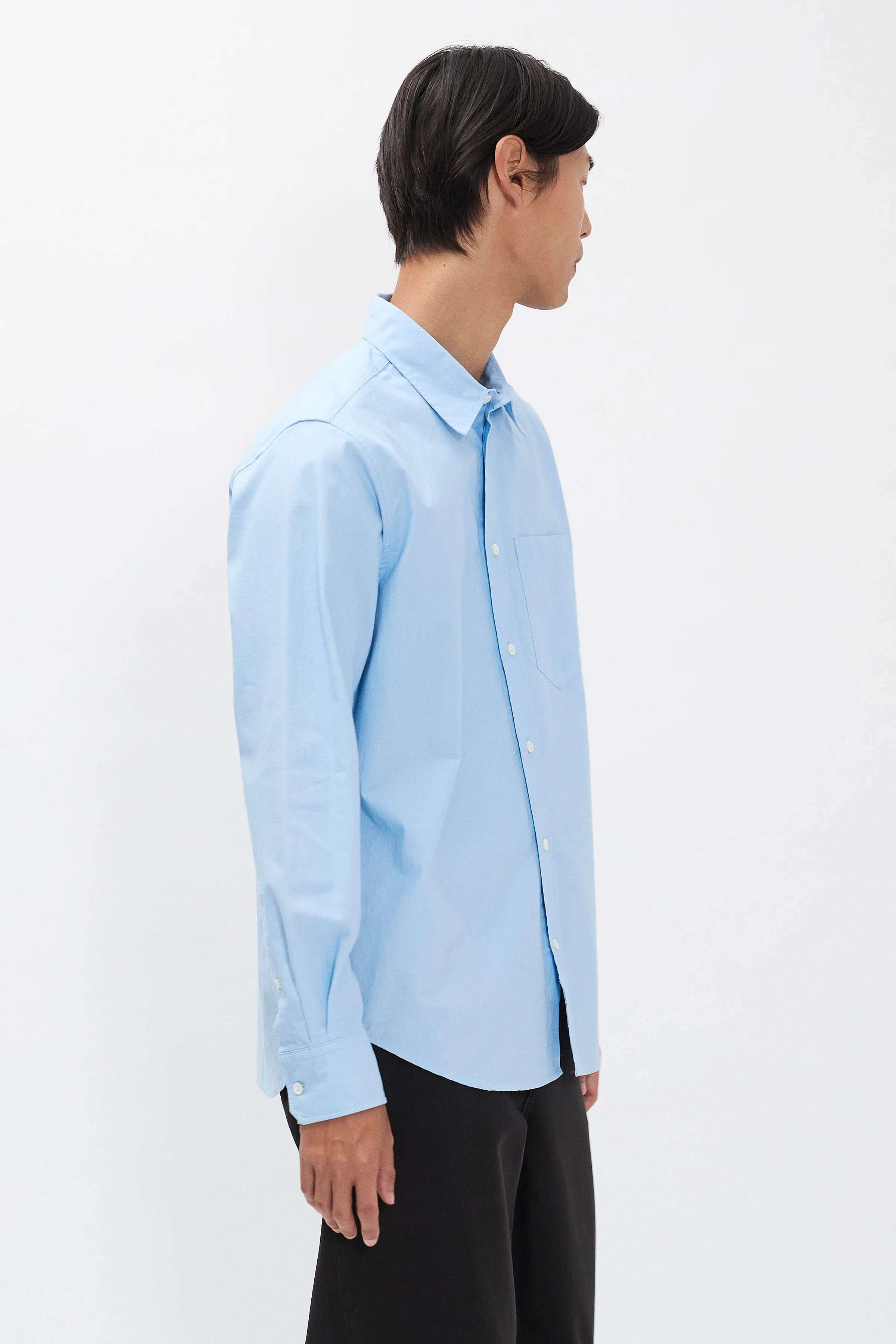 Kongshoved Cotton Faded Pigment Dyed Relaxed Shirt - Image 2