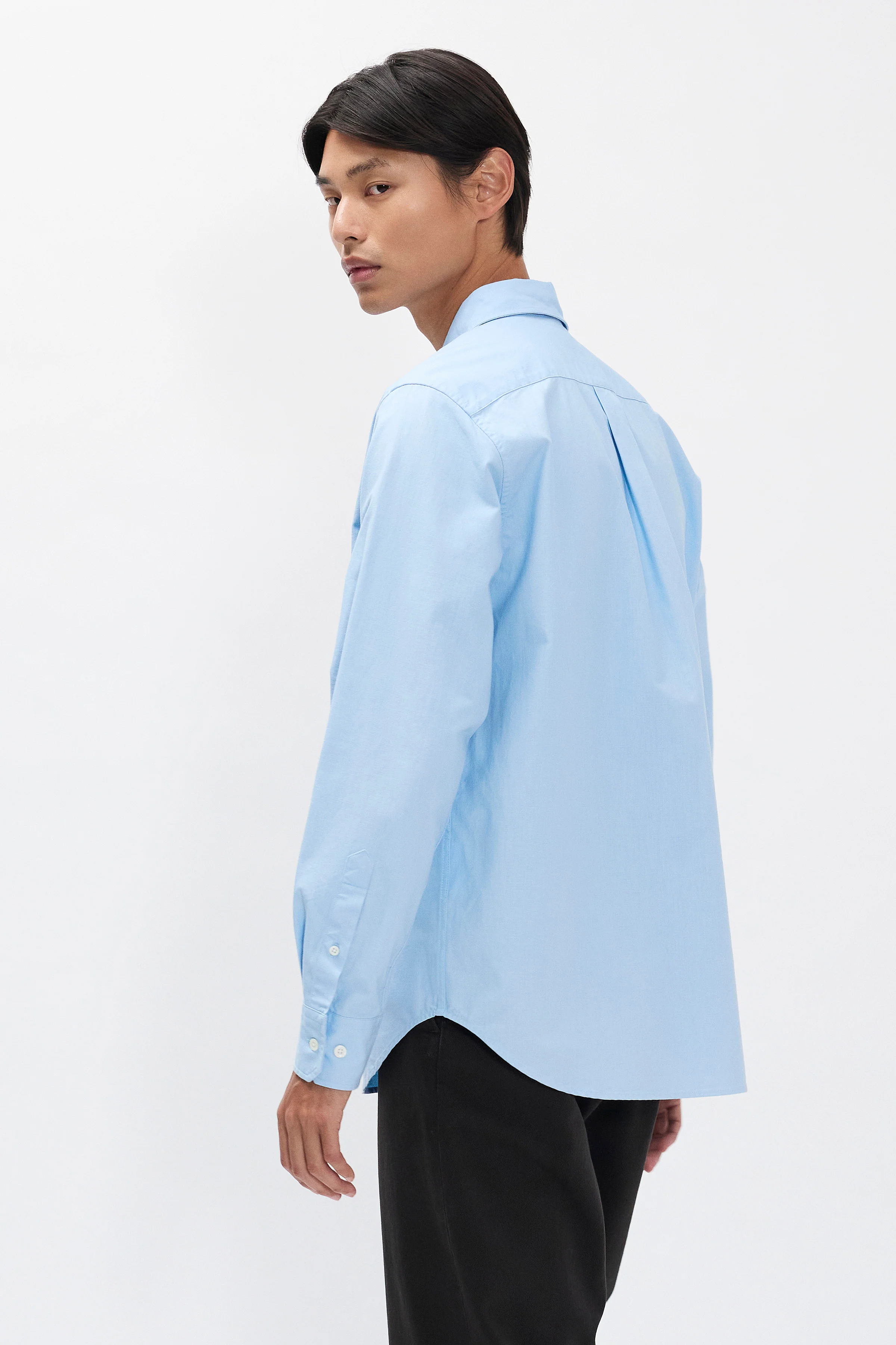 Kongshoved Cotton Faded Pigment Dyed Relaxed Shirt - Image 3