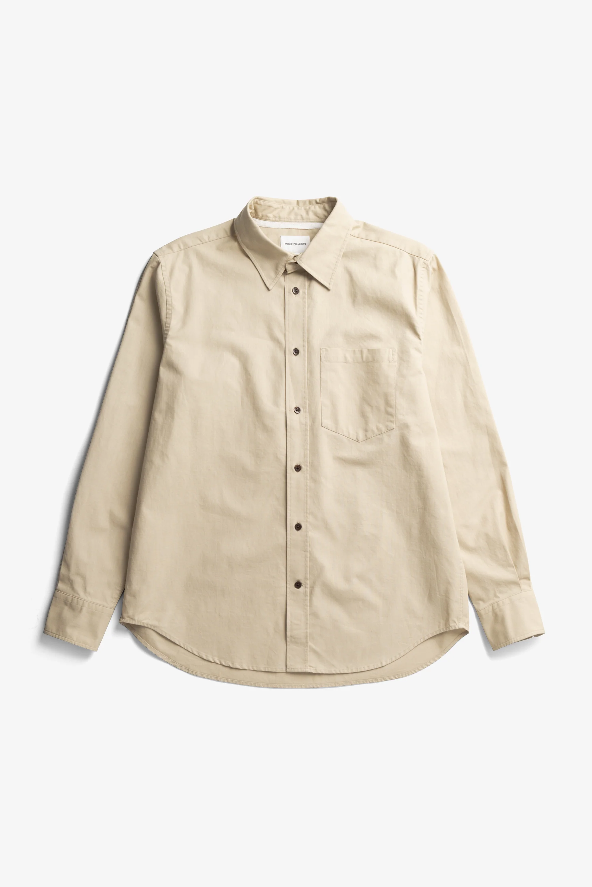 Kongshoved Cotton Faded Pigment Dyed Relaxed Shirt - Image 5