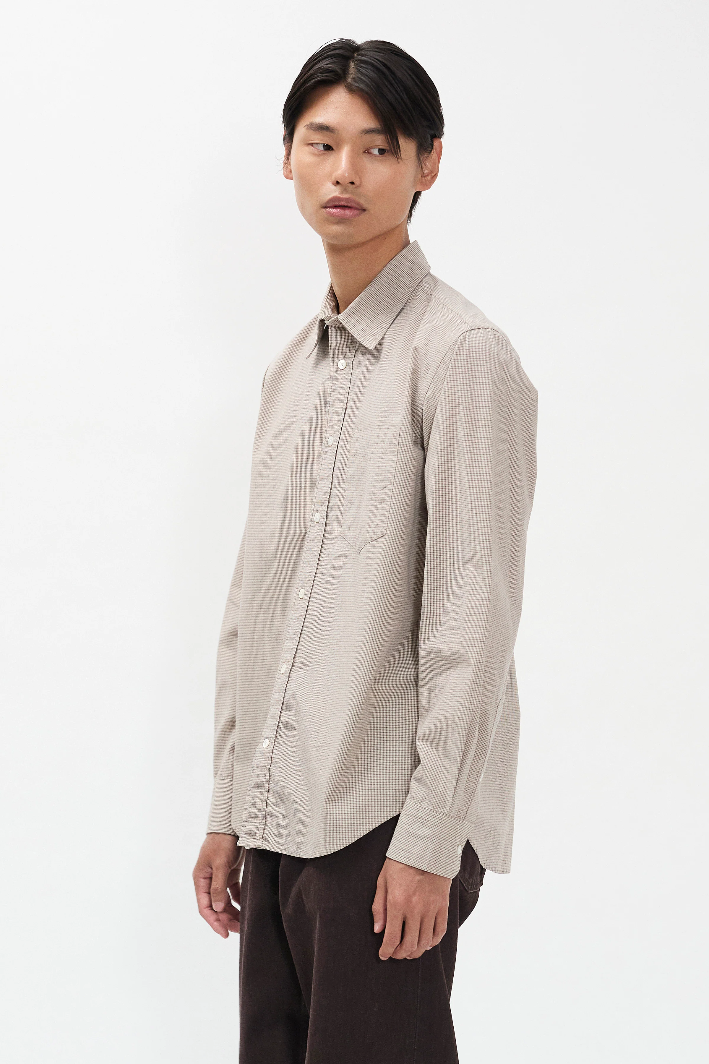 Kongshoved Poplin Micro Check Shirt - Image 3