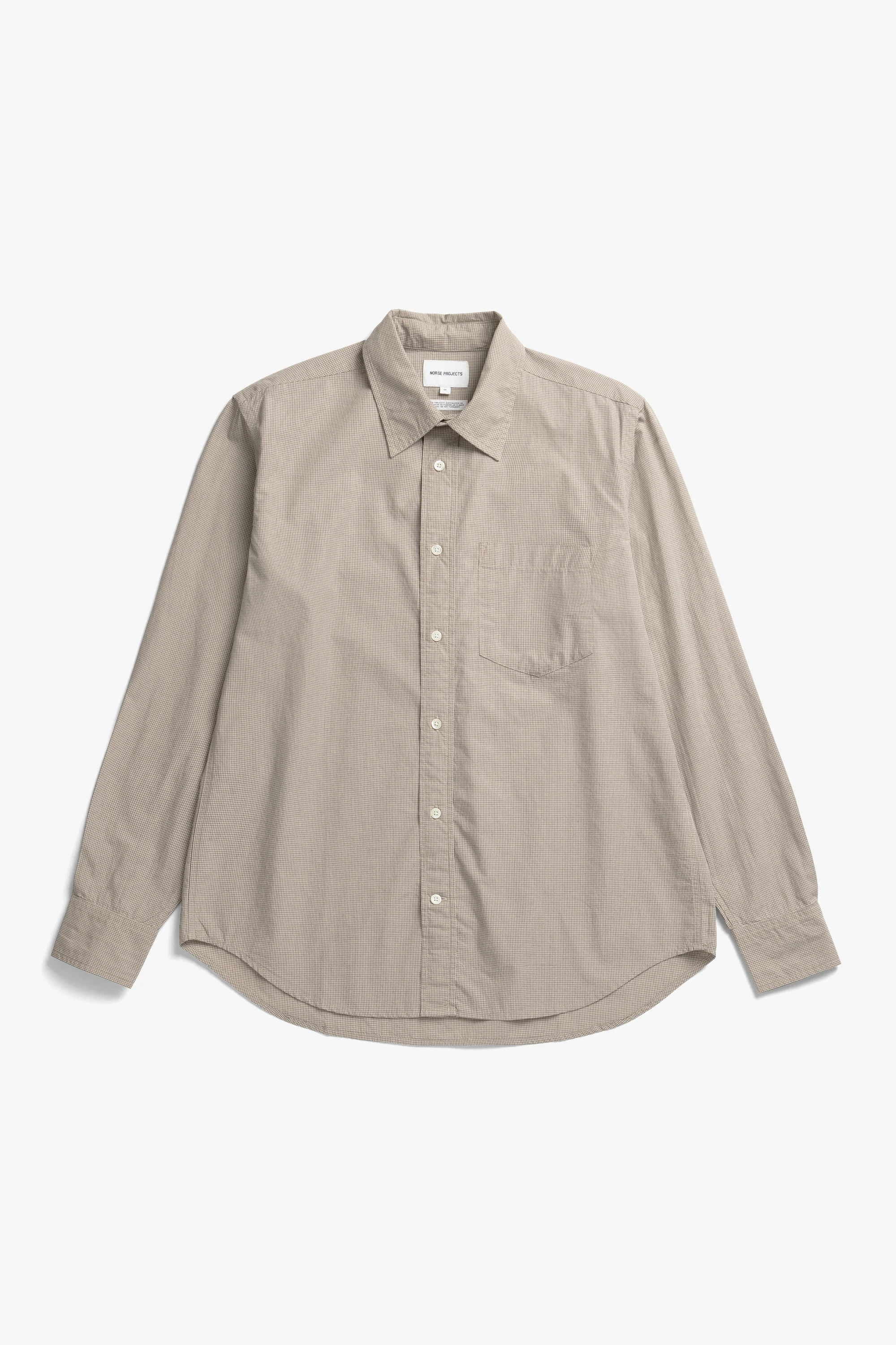 Kongshoved Poplin Micro Check Shirt - Image 5