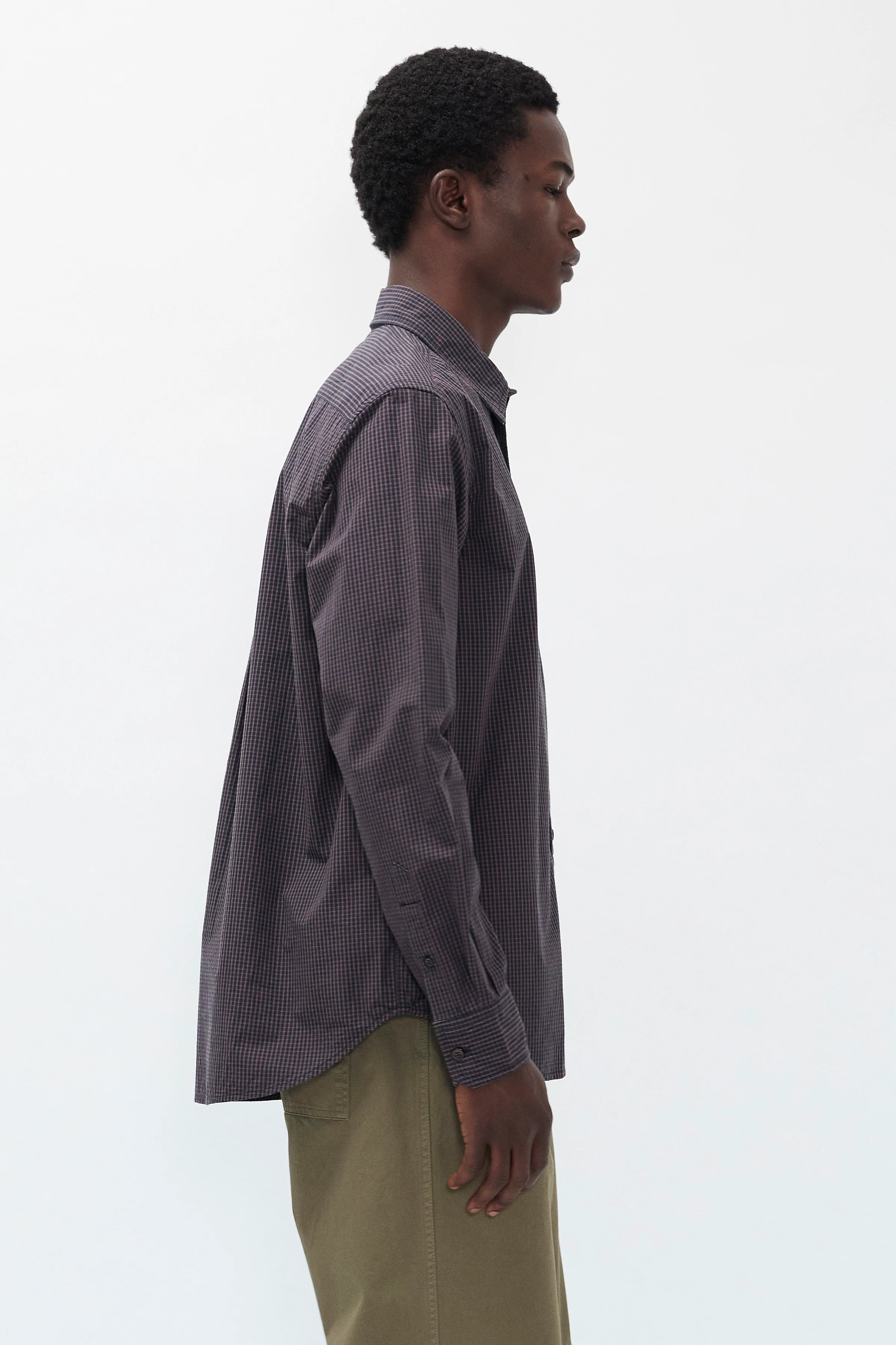 Kongshoved Poplin Mini Check Shirt - Image 3