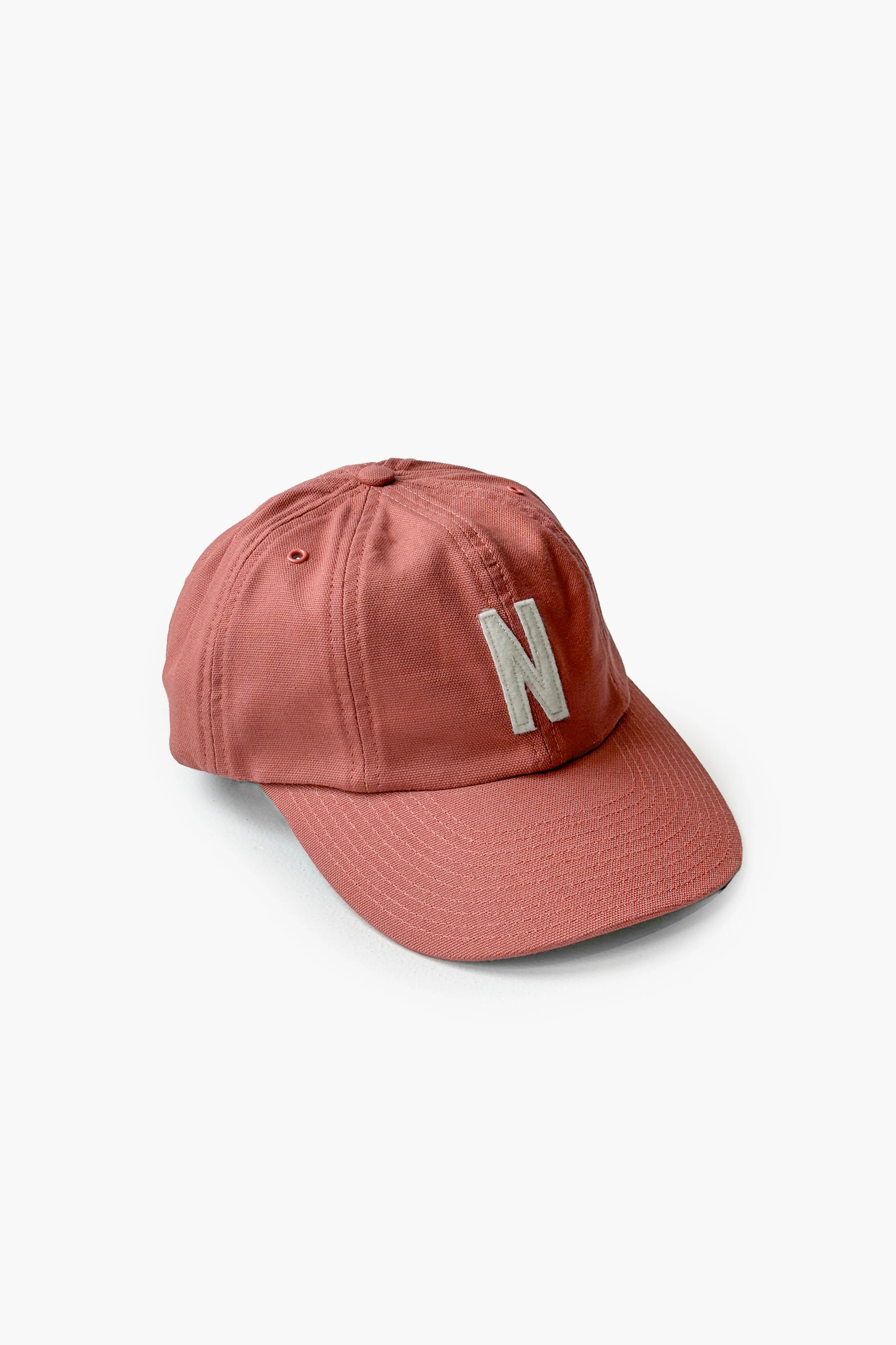 Light Canvas Felt N 8 Panel Cap - Image 4
