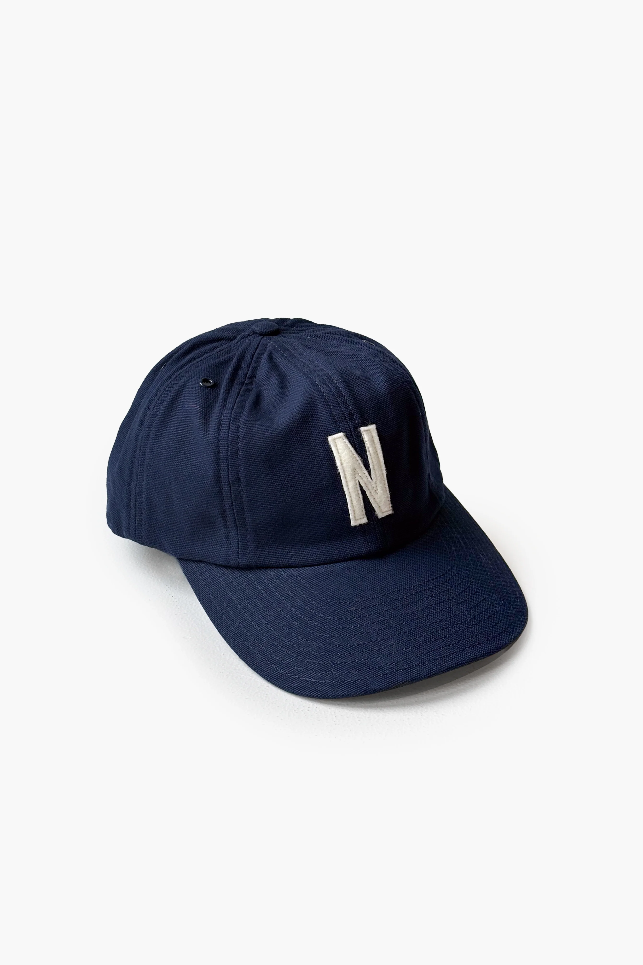 Light Canvas Felt N 8 Panel Cap - Image 4