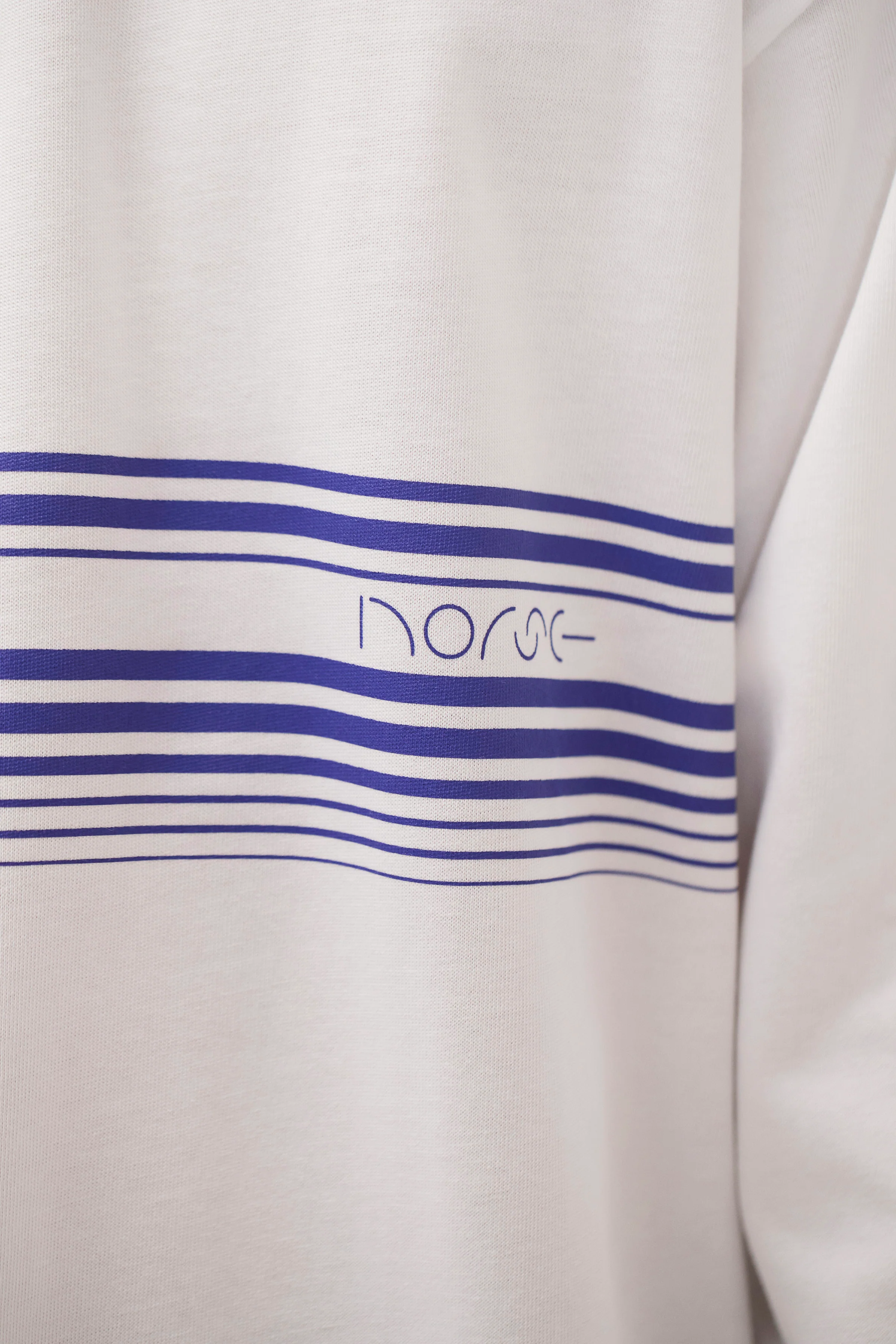 Loften Nautical Stripe Print Heavy LS T-shirt - Image 3