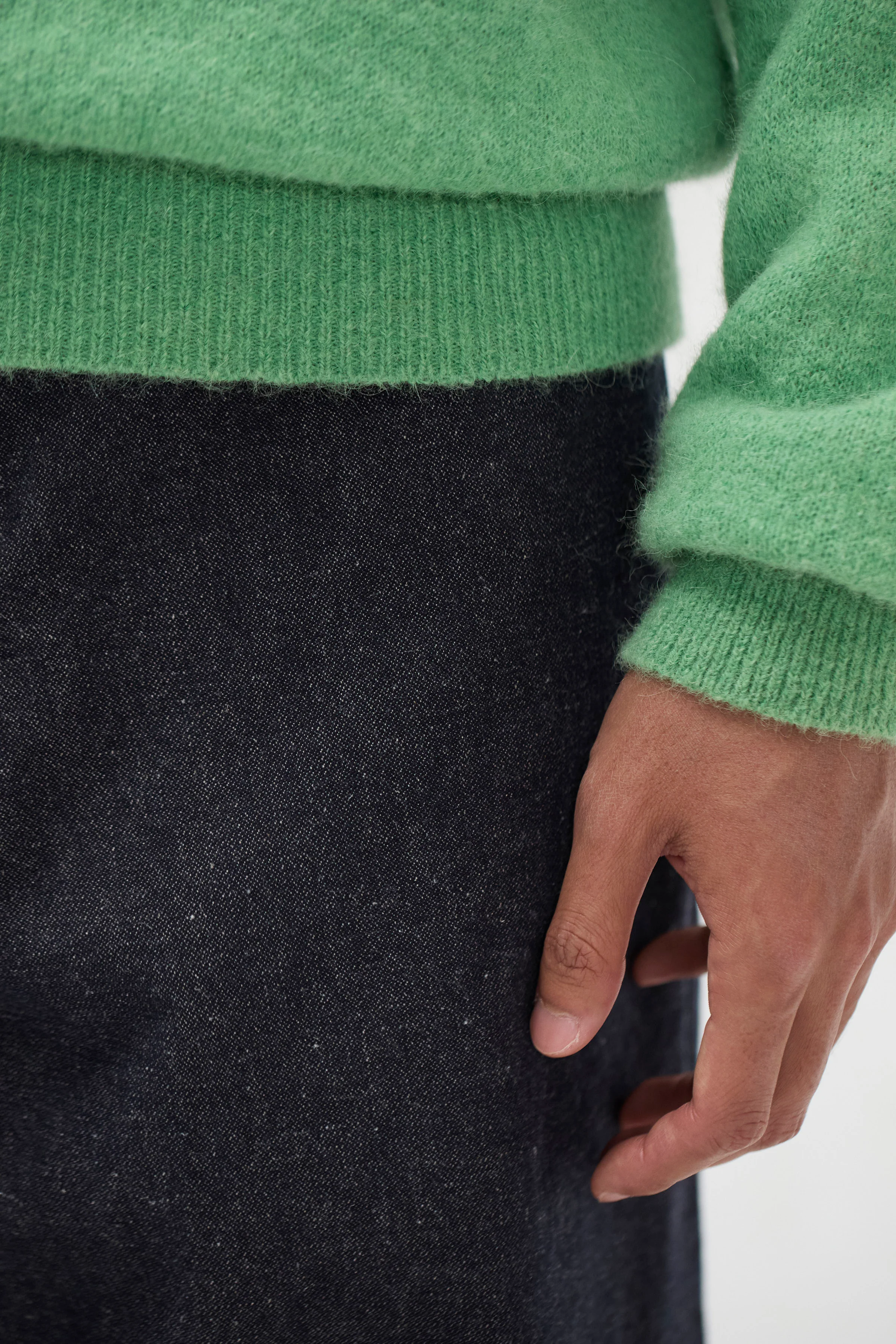 Nordmarka Wide Broken Twill Cotton Linen Denim - Image 5