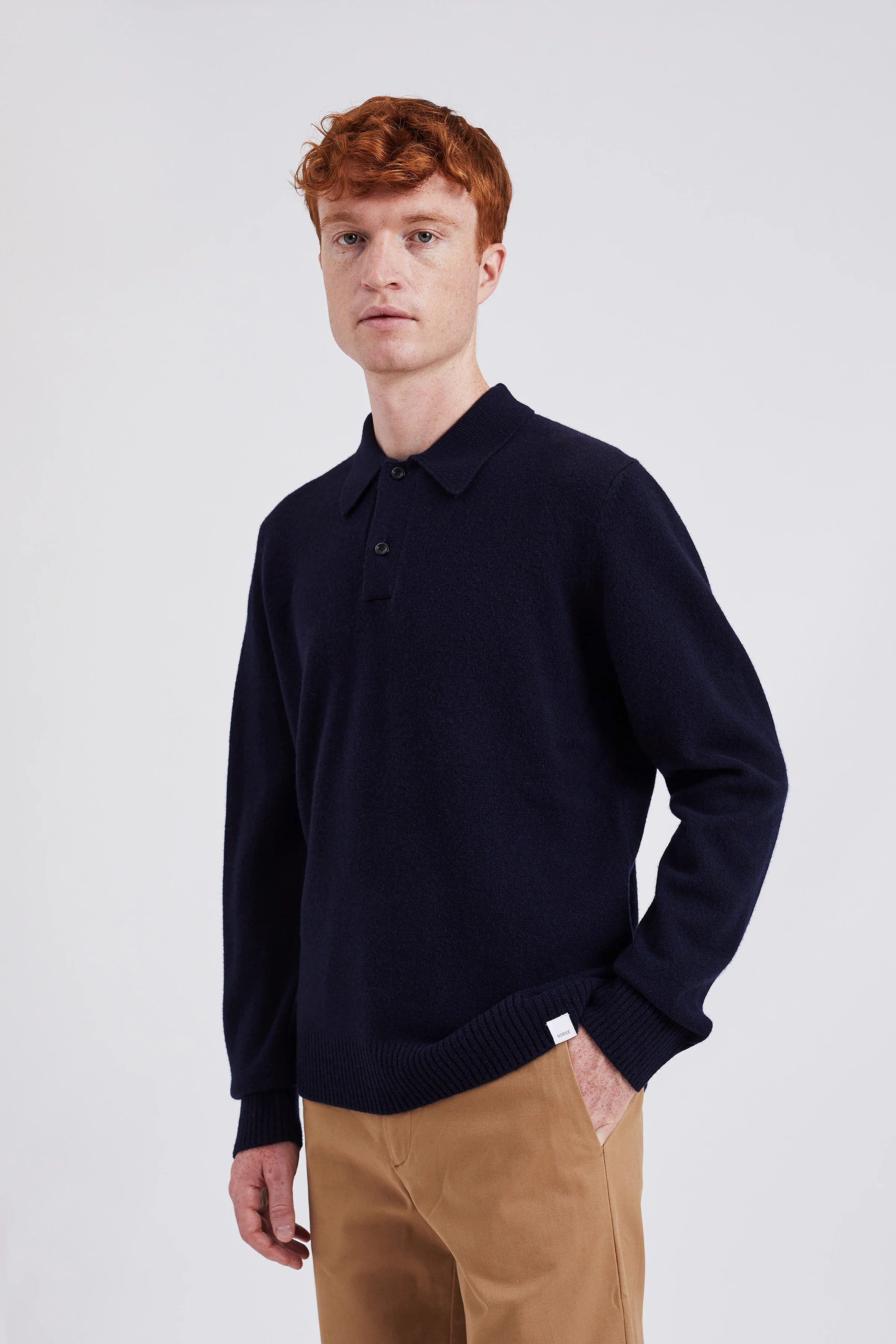 Norse Standard Merino Lambswool Polo - Image 2