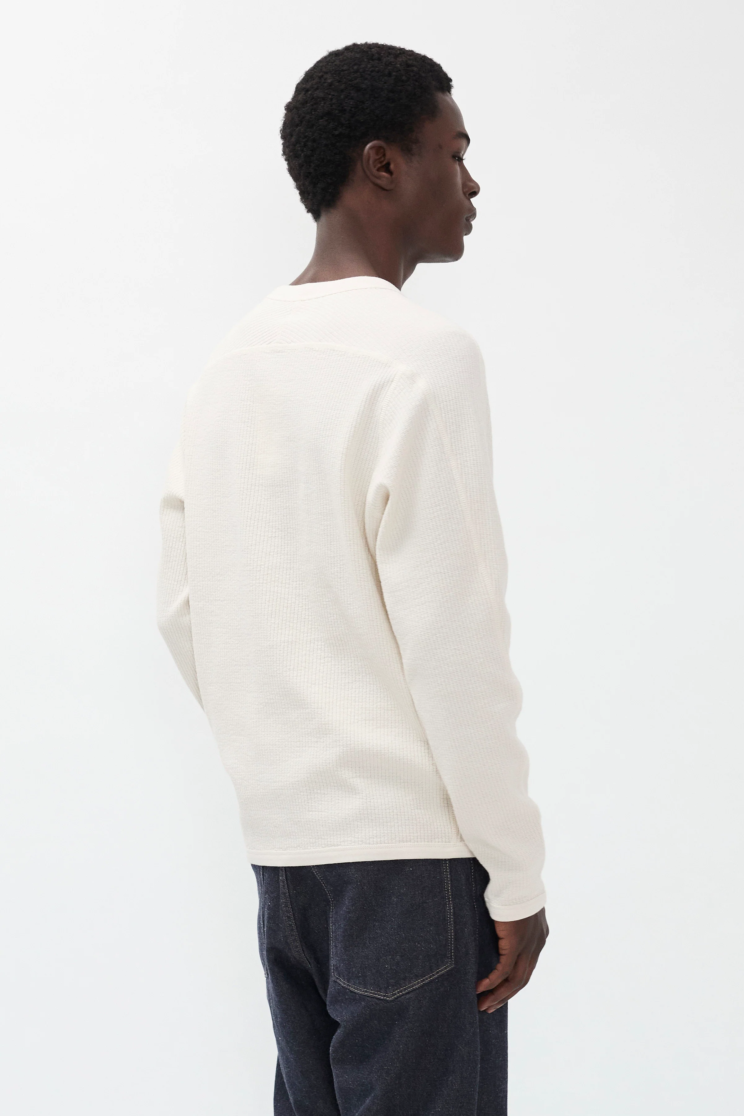 Stevns Cotton Hemp Military Rib LS T-shirt - Image 3