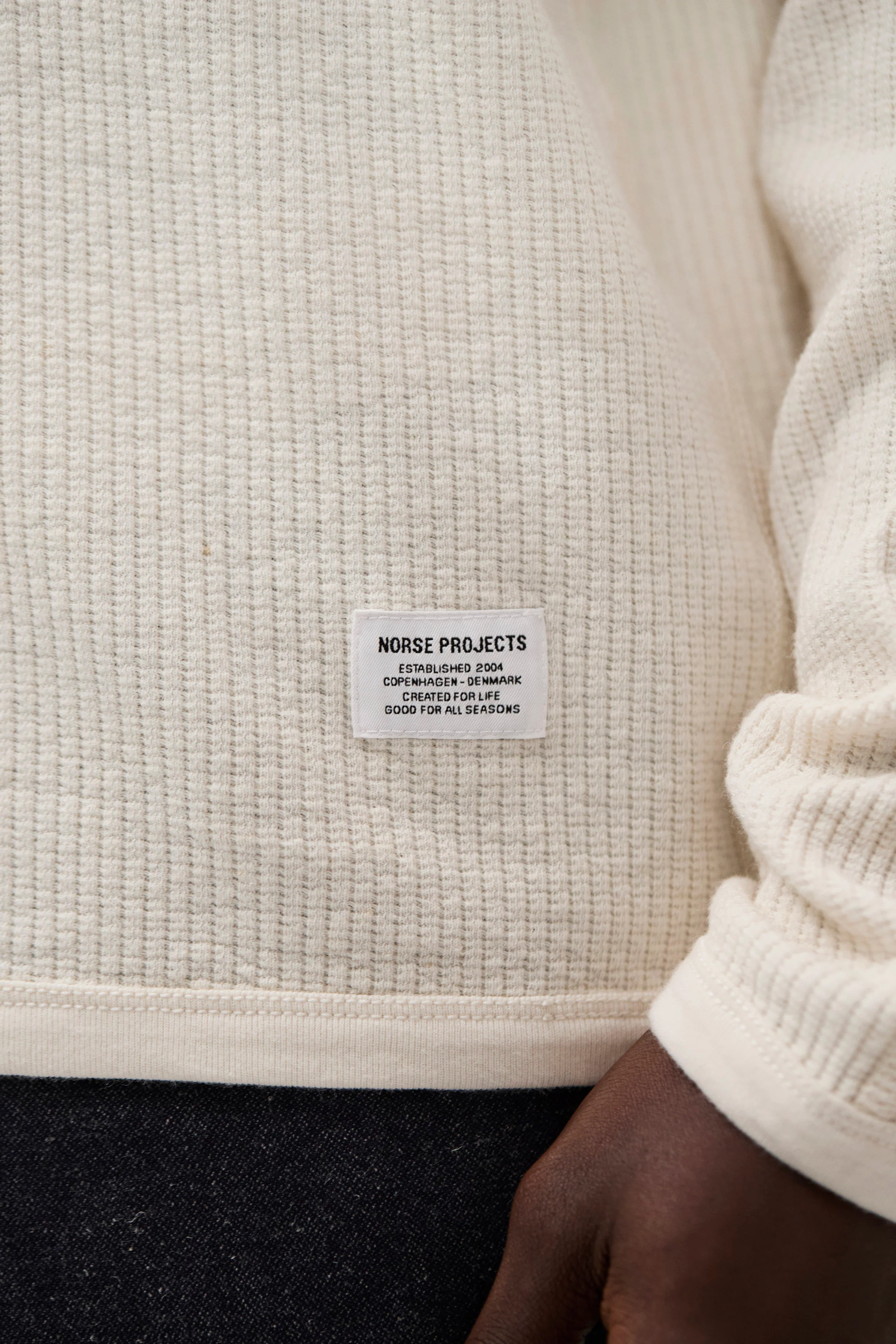 Stevns Cotton Hemp Military Rib LS T-shirt - Image 5