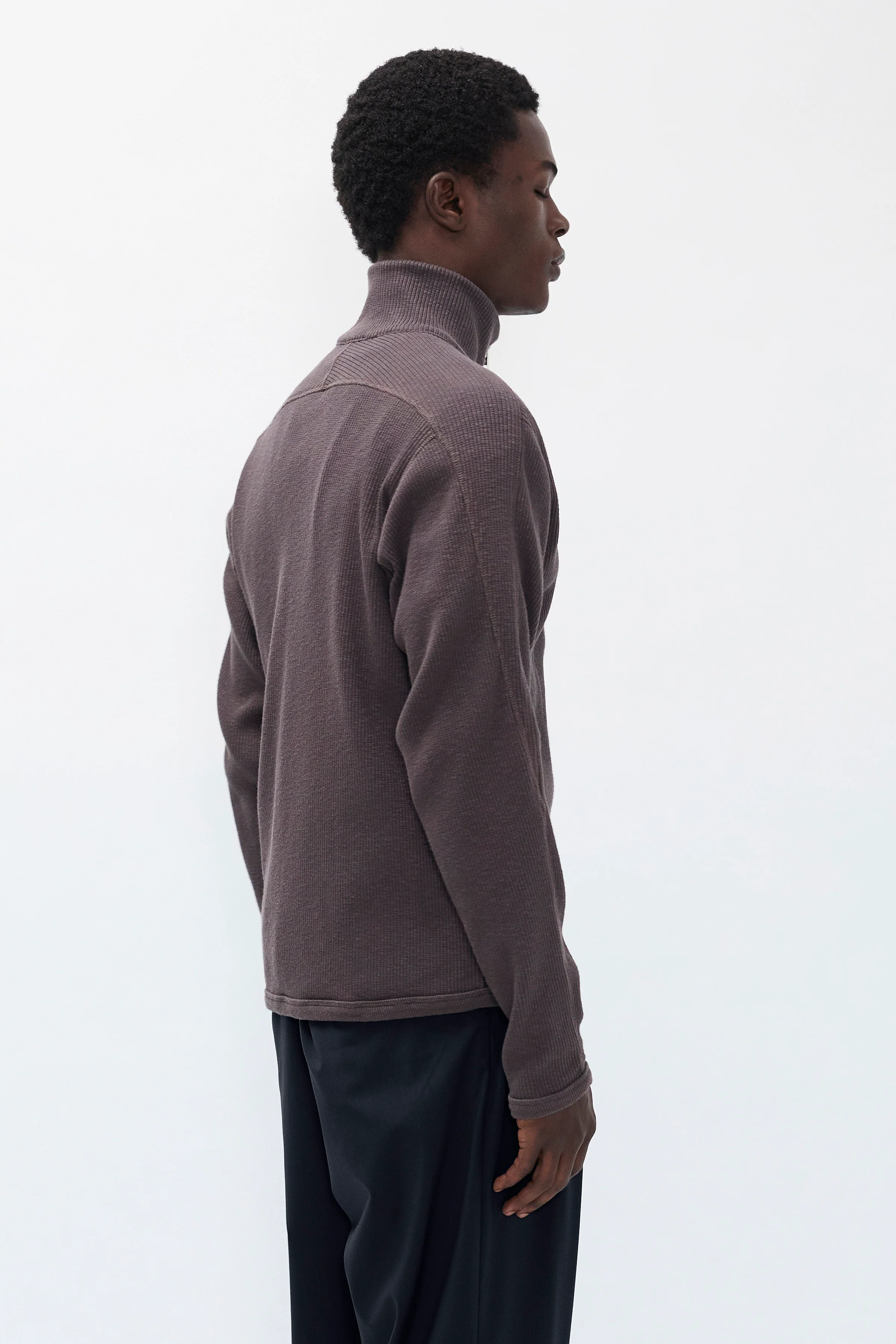 Teno Military Rib Zip Cardigan - Image 3