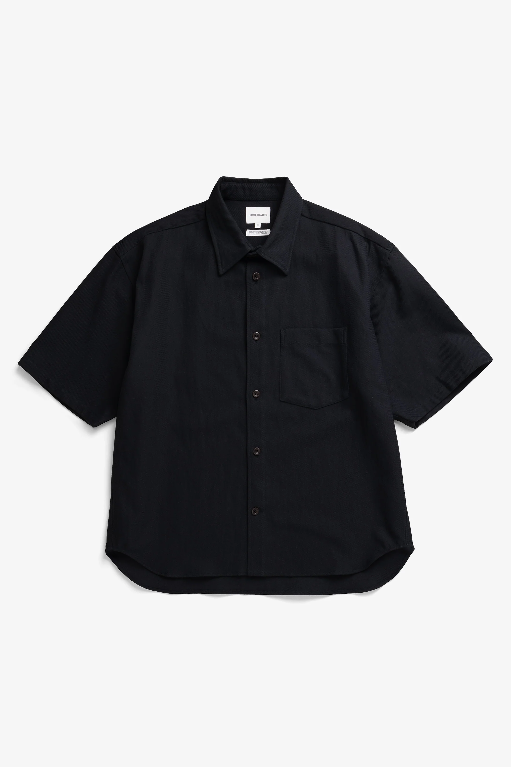 Ulriken Oversized Cotton Linen Twill SS Shirt - Image 6