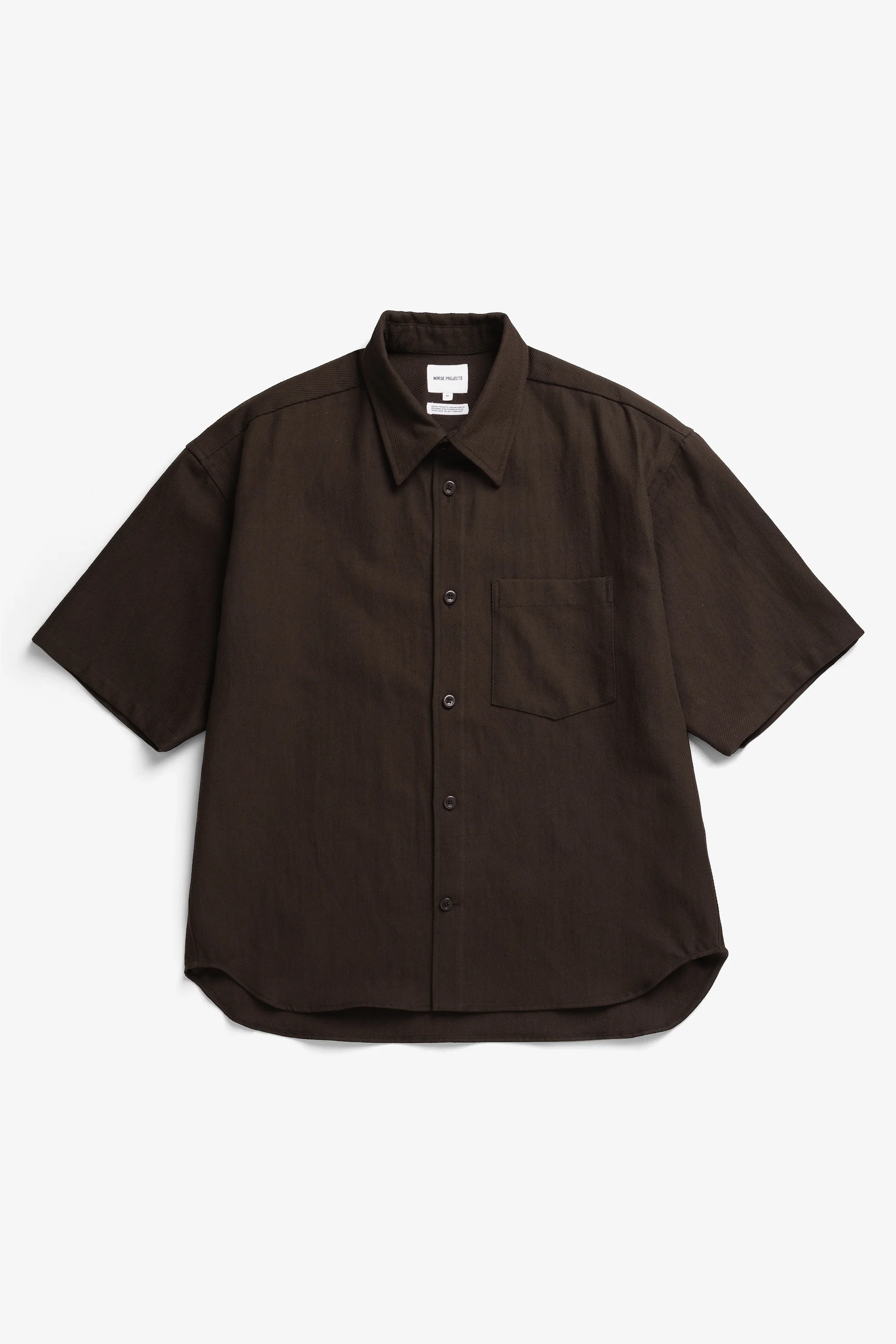 Ulriken Oversized Cotton Linen Twill SS Shirt - Image 5