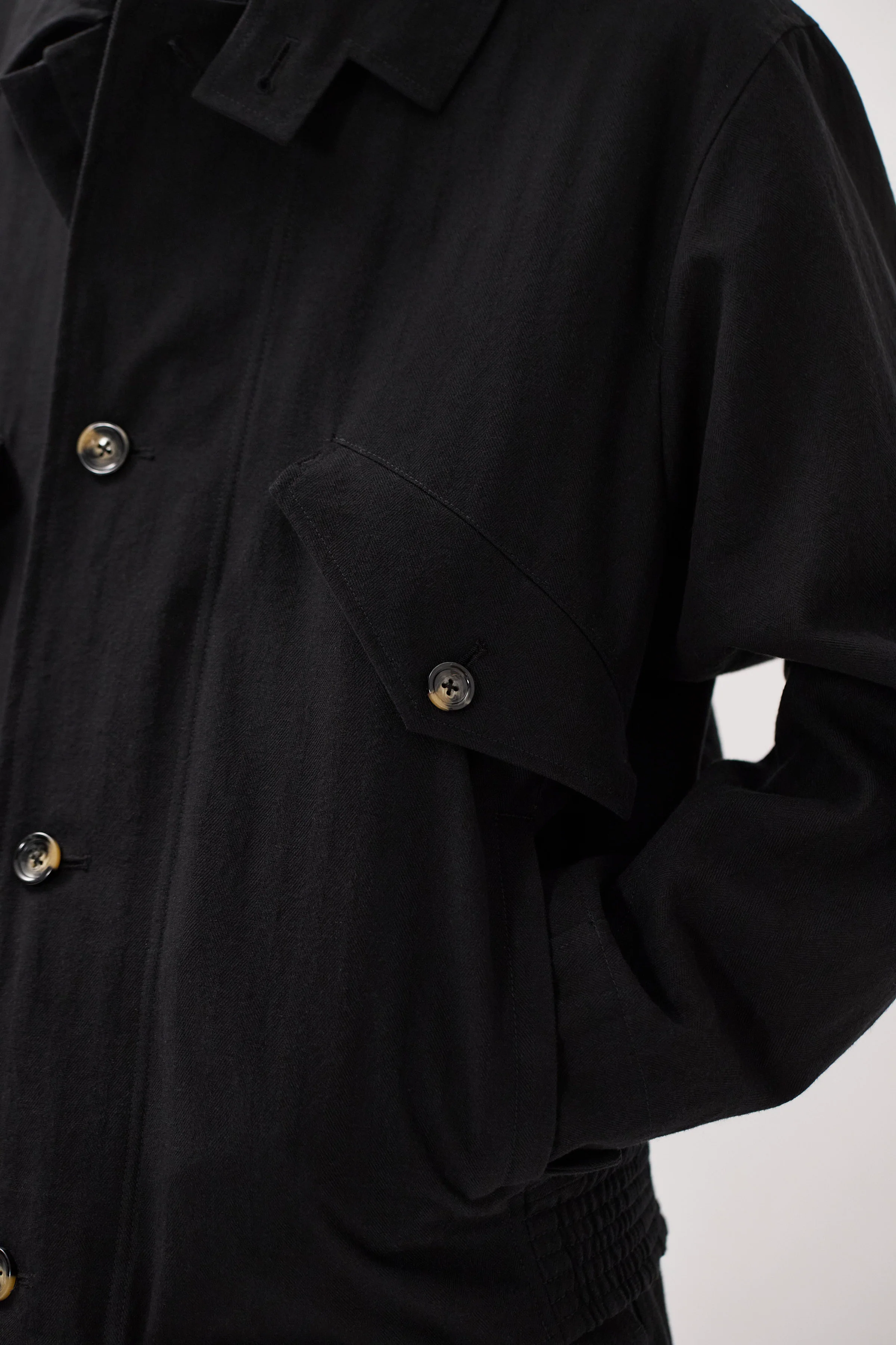Vandel Herringbone Twill Flight Jacket - Image 3